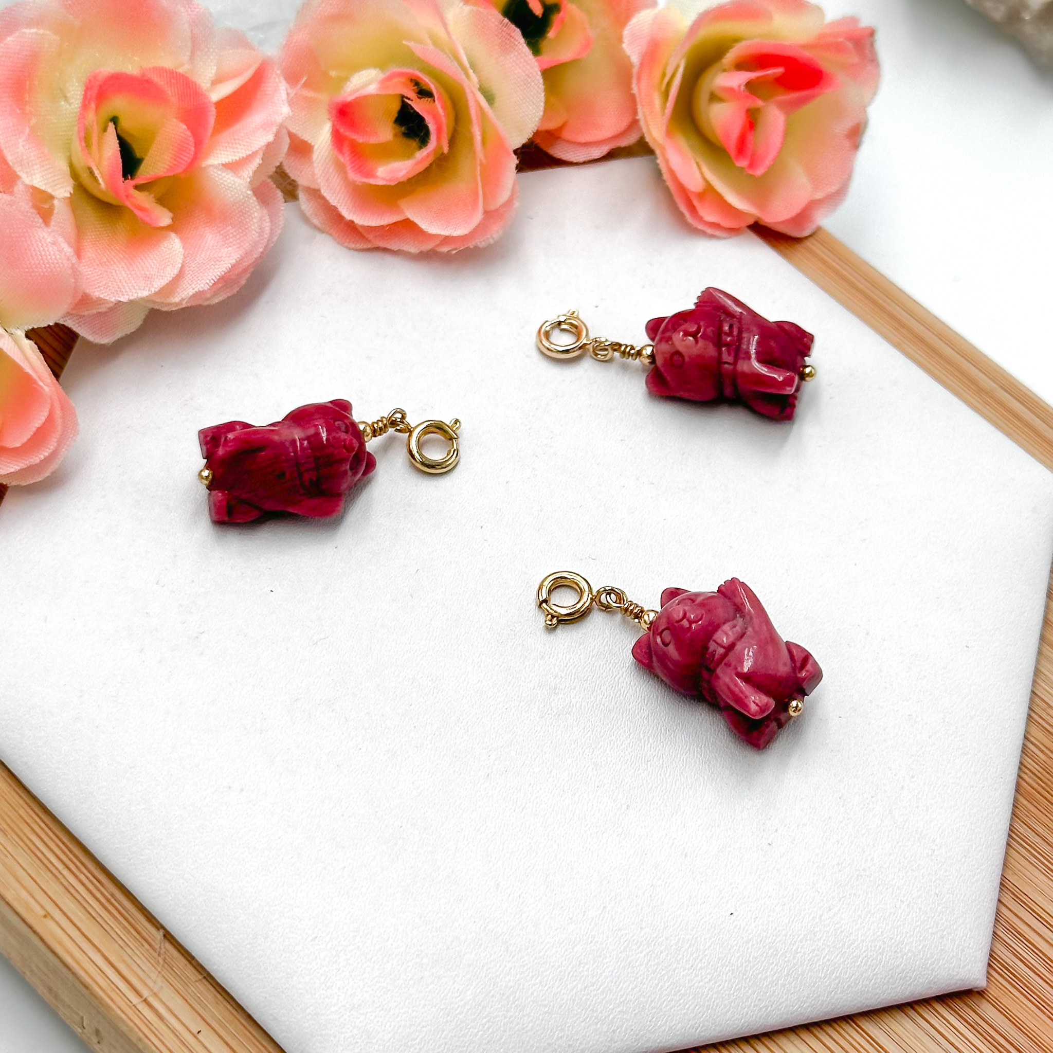 <<SG Seller>> CRZtales Rhodonite Charmie #CRZcharmie