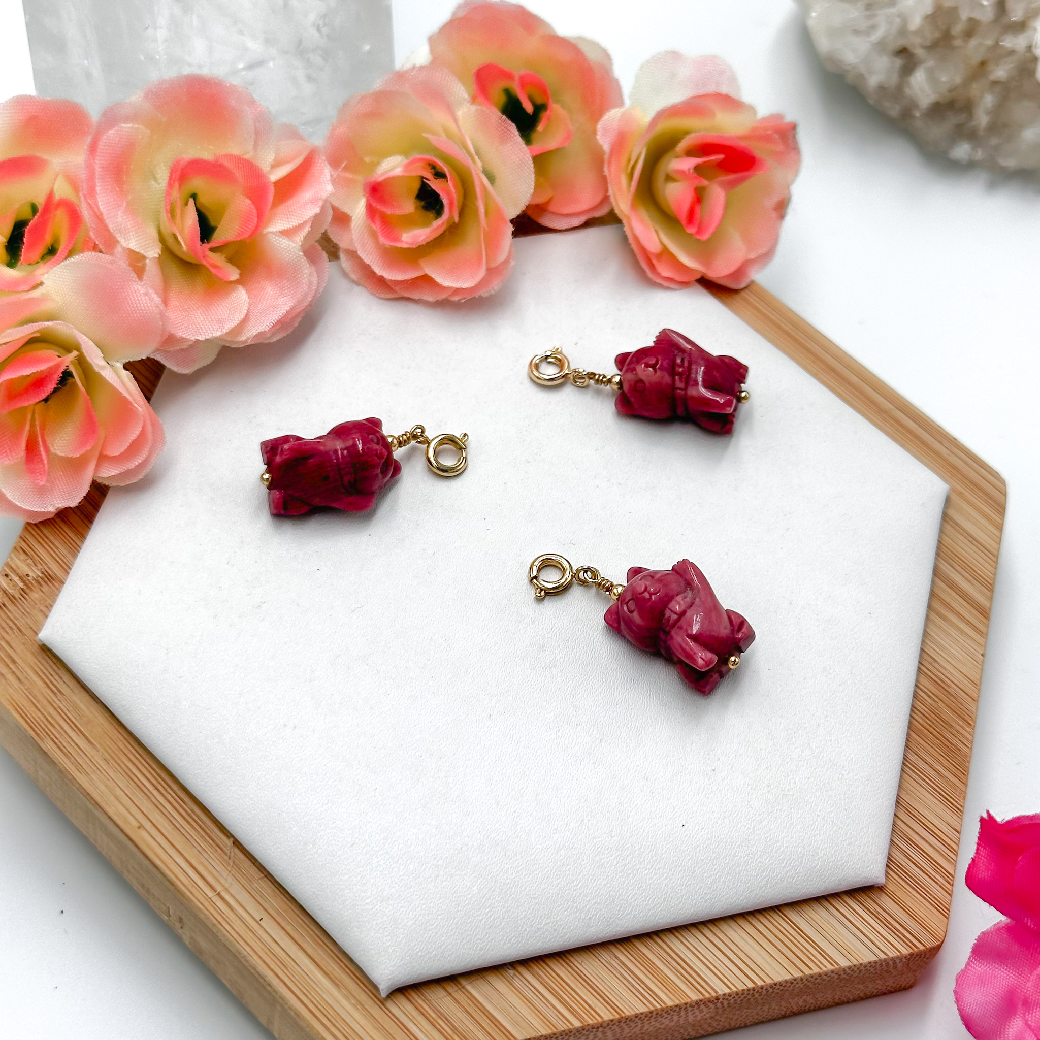 <<SG Seller>> CRZtales Rhodonite Charmie #CRZcharmie