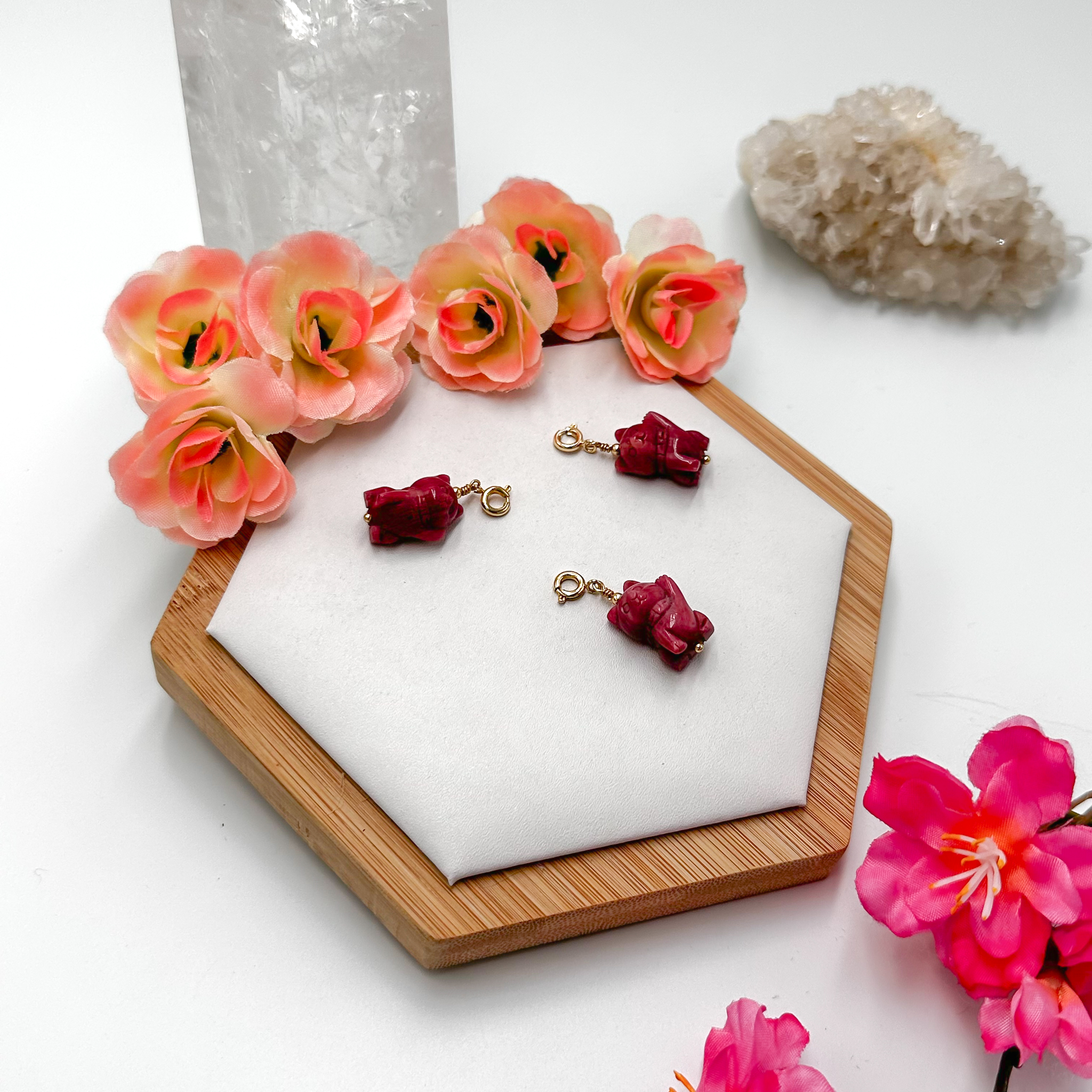 <<SG Seller>> CRZtales Rhodonite Charmie #CRZcharmie