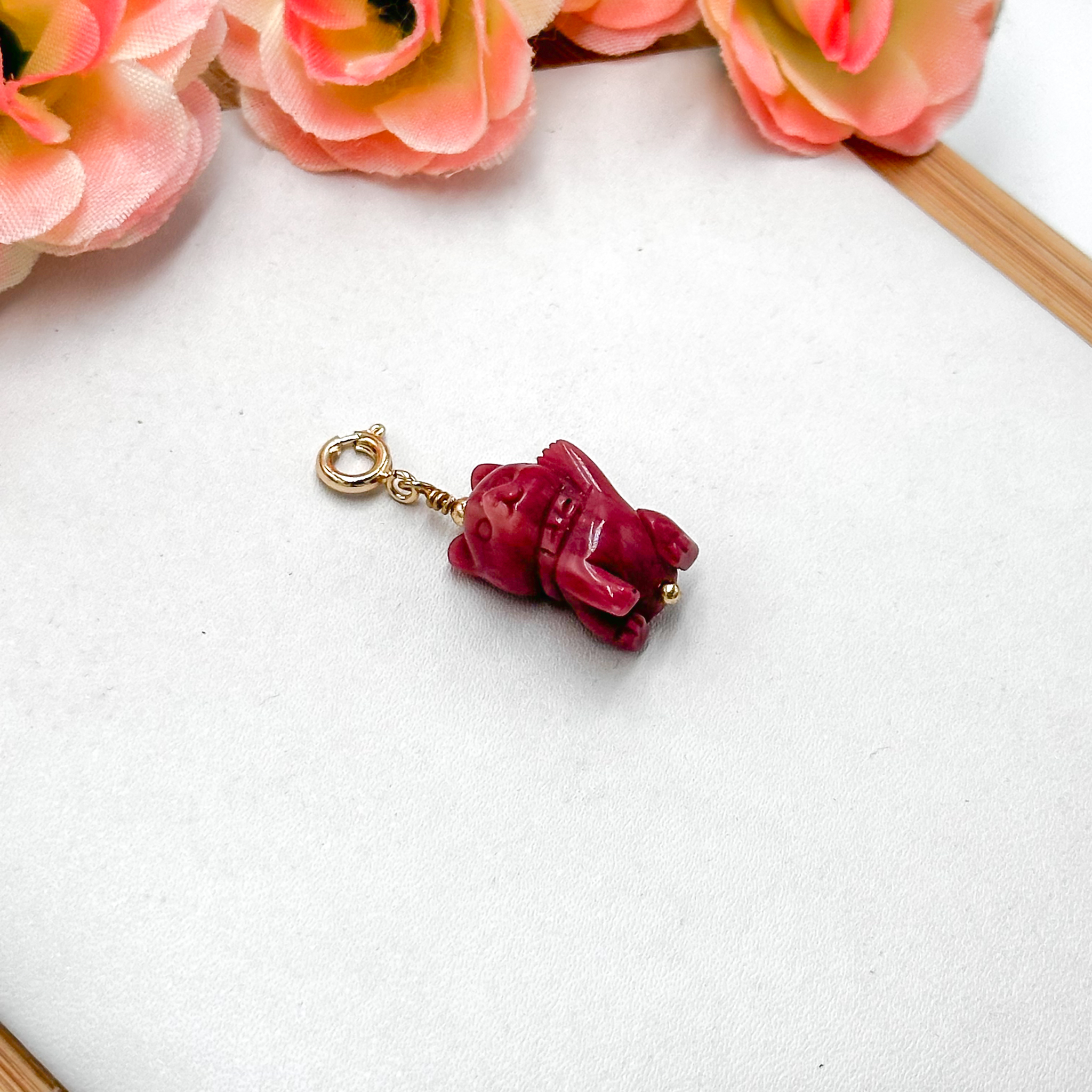 <<SG Seller>> CRZtales Rhodonite Charmie #CRZcharmie