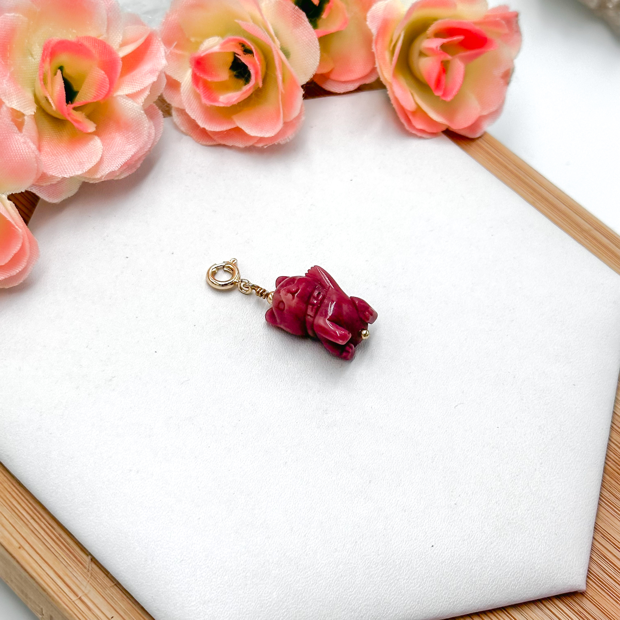 <<SG Seller>> CRZtales Rhodonite Charmie #CRZcharmie
