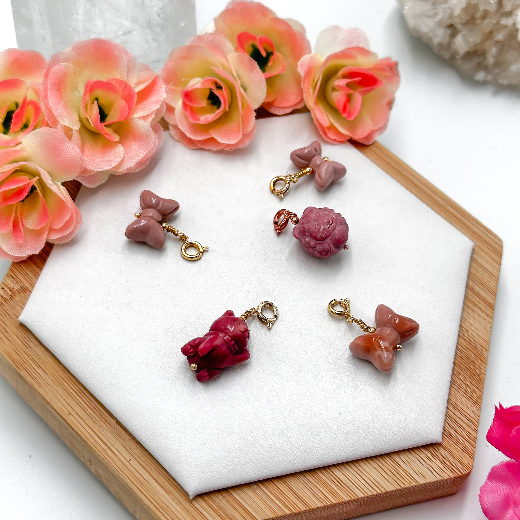 <<SG Seller>> CRZtales Rhodonite Charmie #CRZcharmie