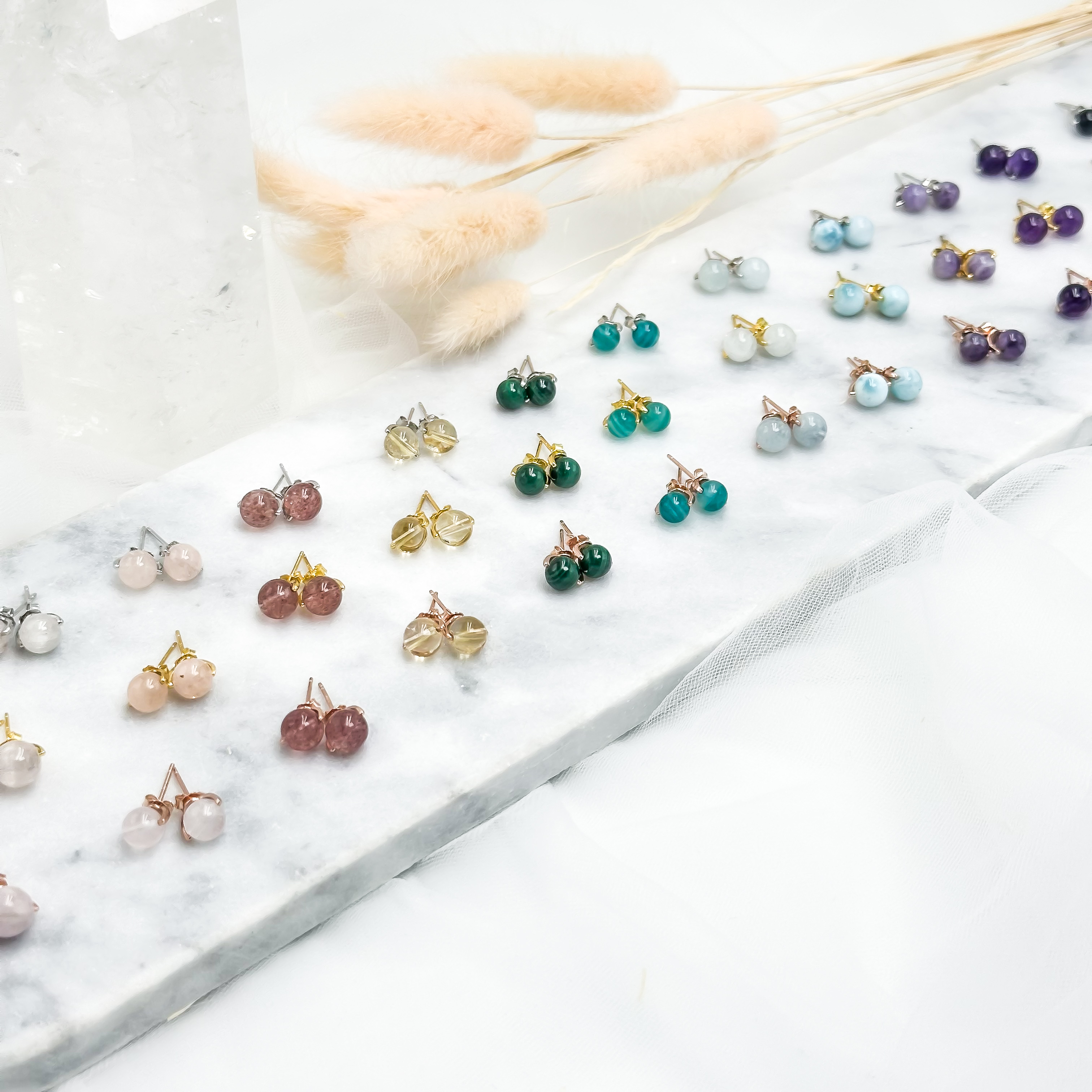 <<SG Seller>> CRZtales Assorted Crystal Earstuds II #CRZEarstud