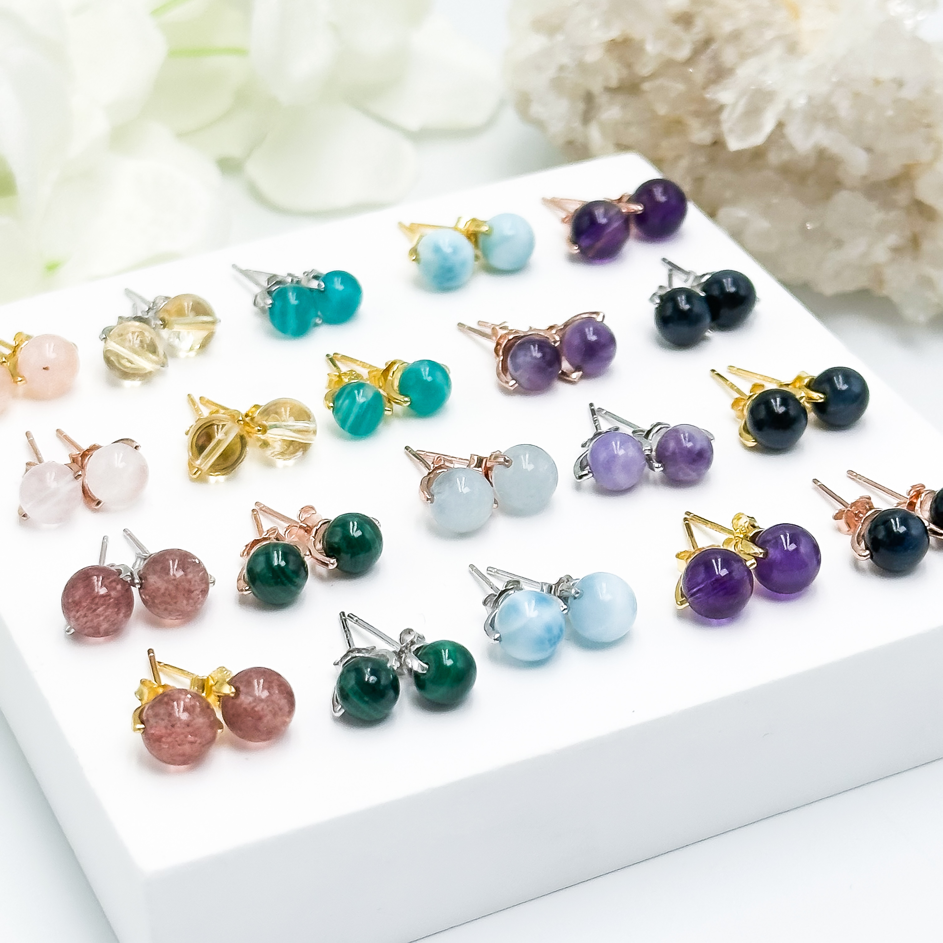 <<SG Seller>> CRZtales Assorted Crystal Earstuds II #CRZEarstud