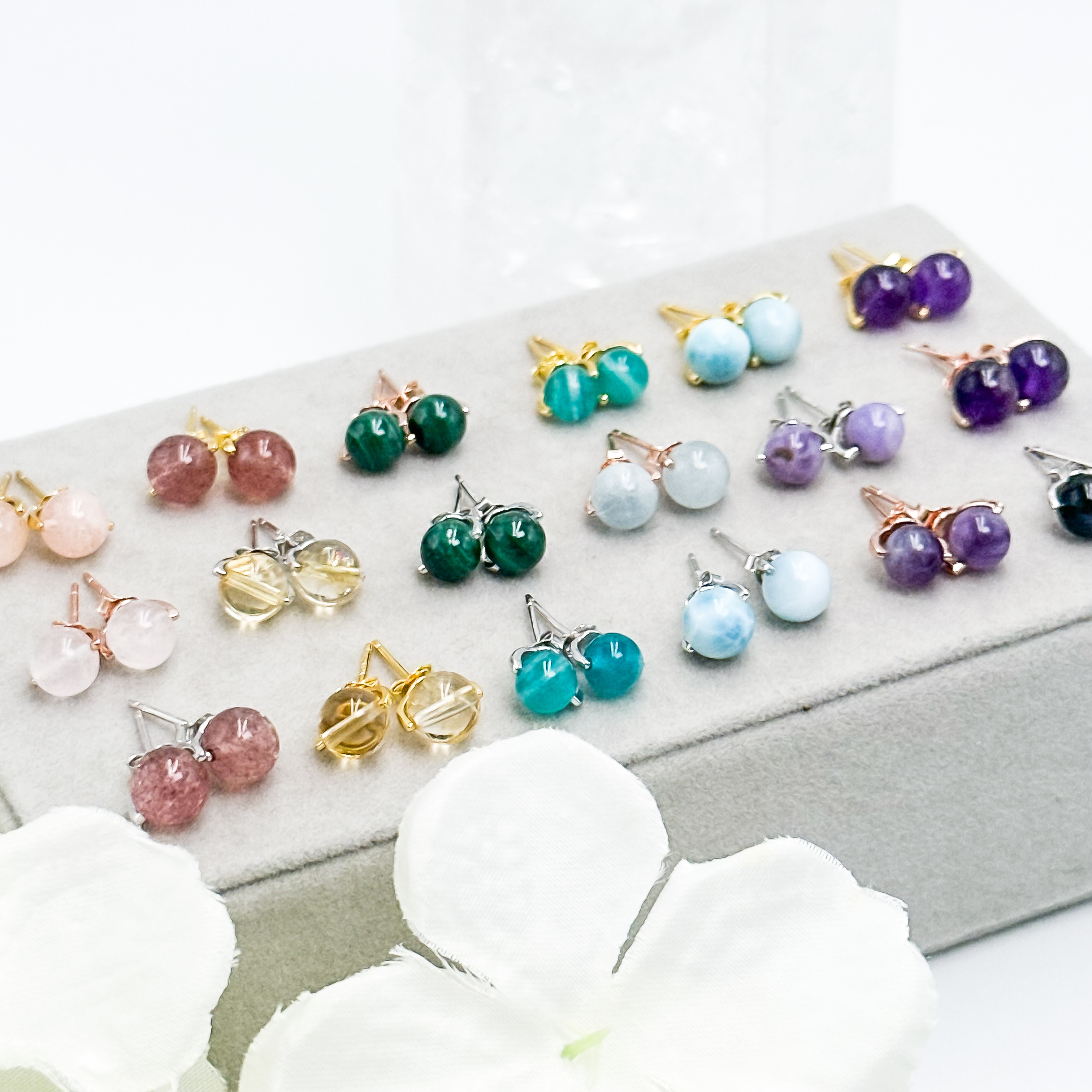 <<SG Seller>> CRZtales Assorted Crystal Earstuds II #CRZEarstud