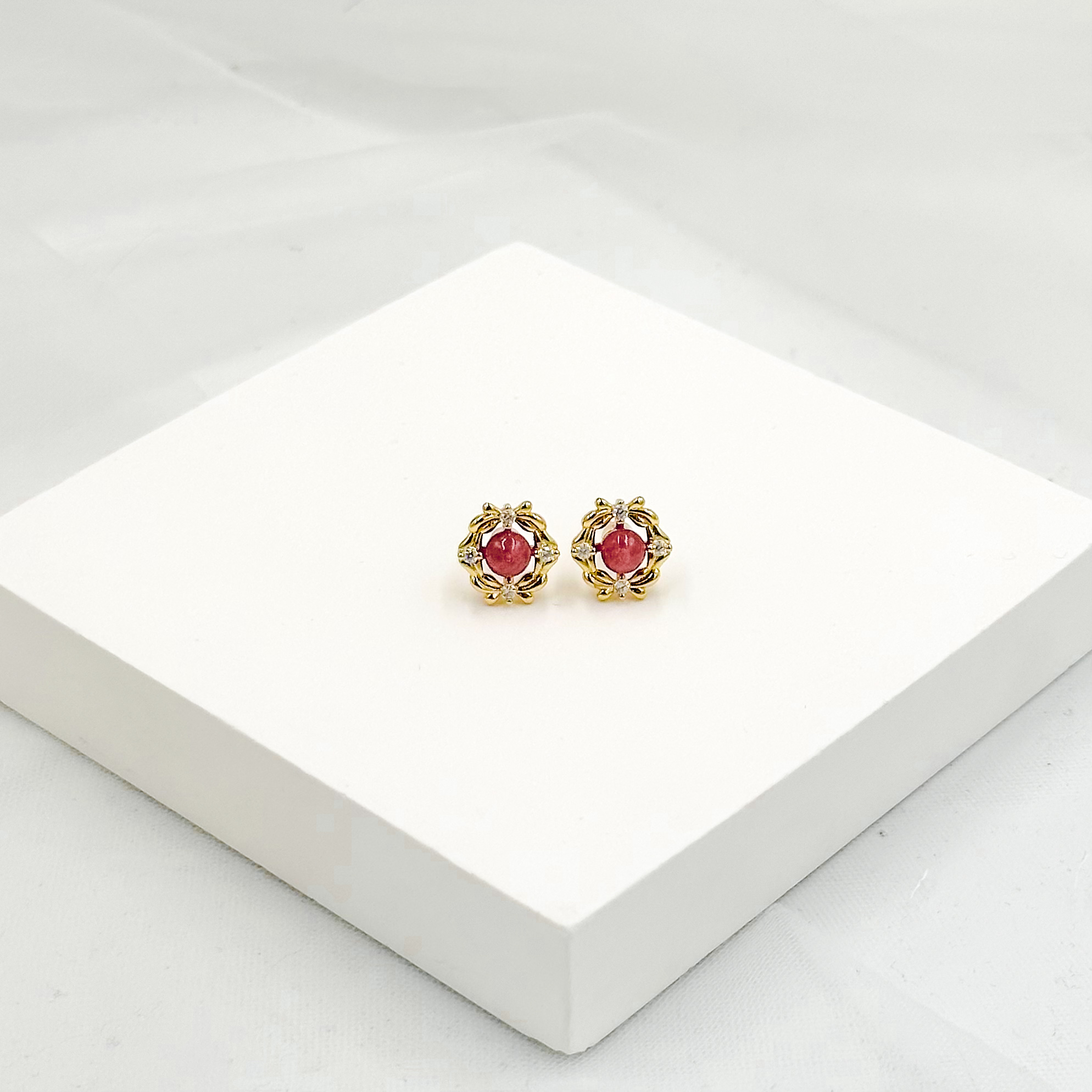 <<SG Seller>> CRZtales Assorted Natural Crystal Earstuds Earrings| Natural Crystals | Crystal Design #CRZEarring