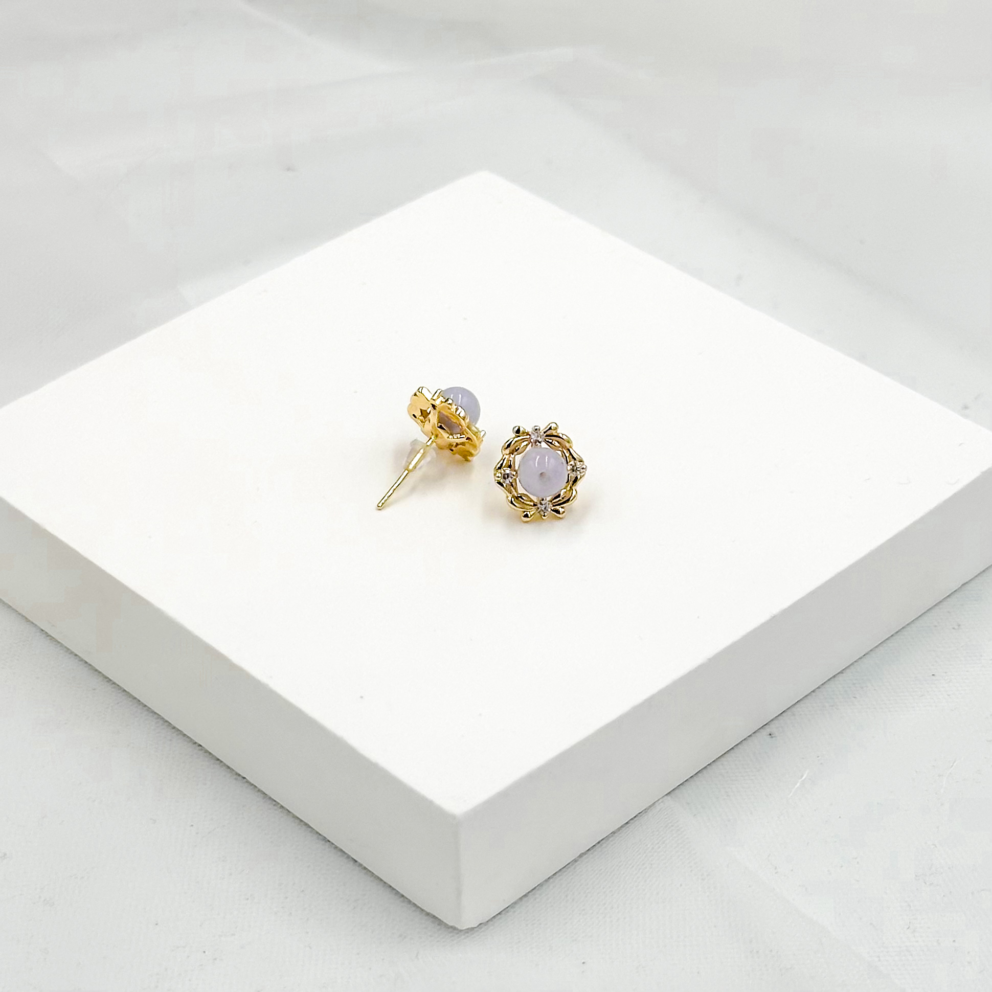 <<SG Seller>> CRZtales Assorted Natural Crystal Earstuds Earrings| Natural Crystals | Crystal Design #CRZEarring