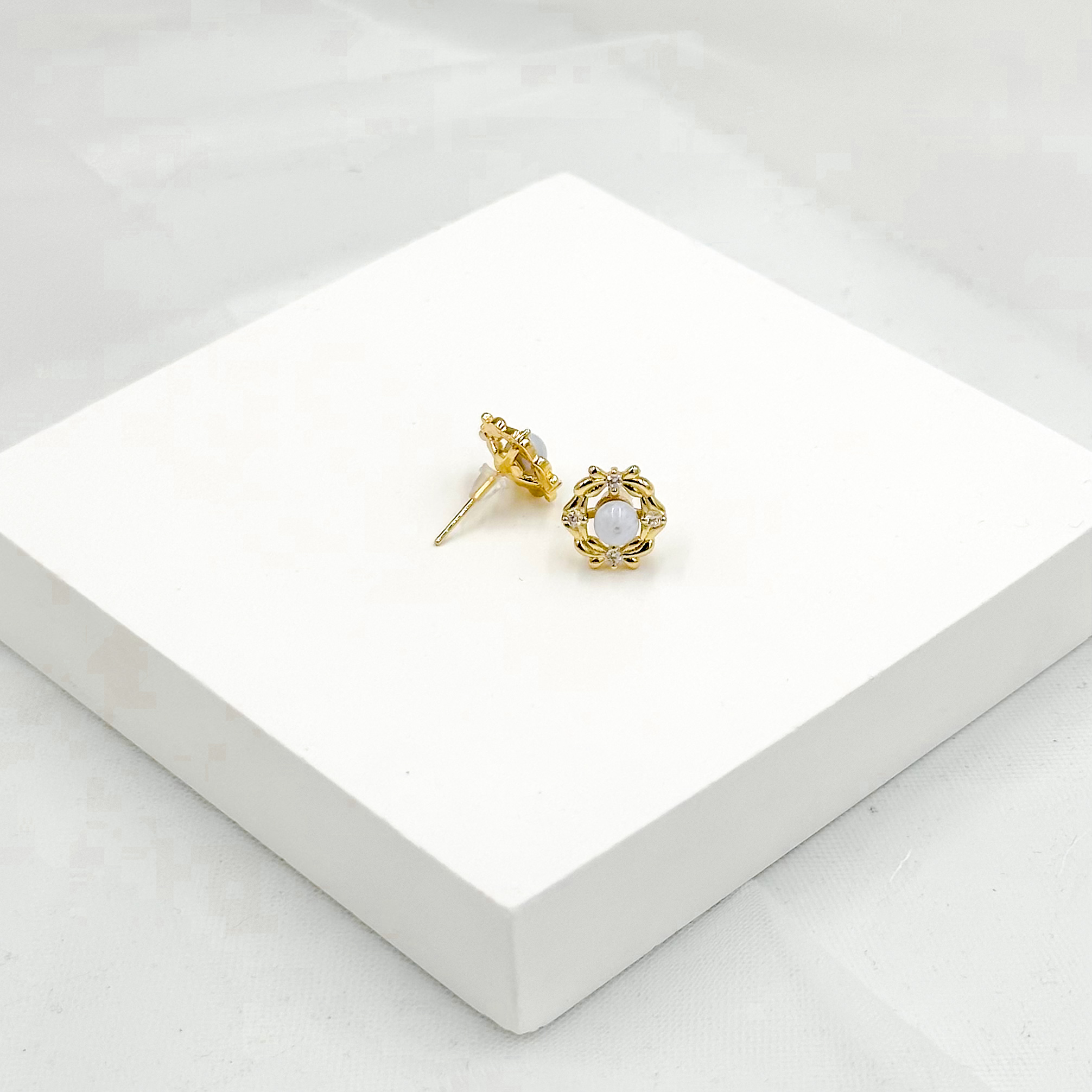 <<SG Seller>> CRZtales Assorted Natural Crystal Earstuds Earrings| Natural Crystals | Crystal Design #CRZEarring