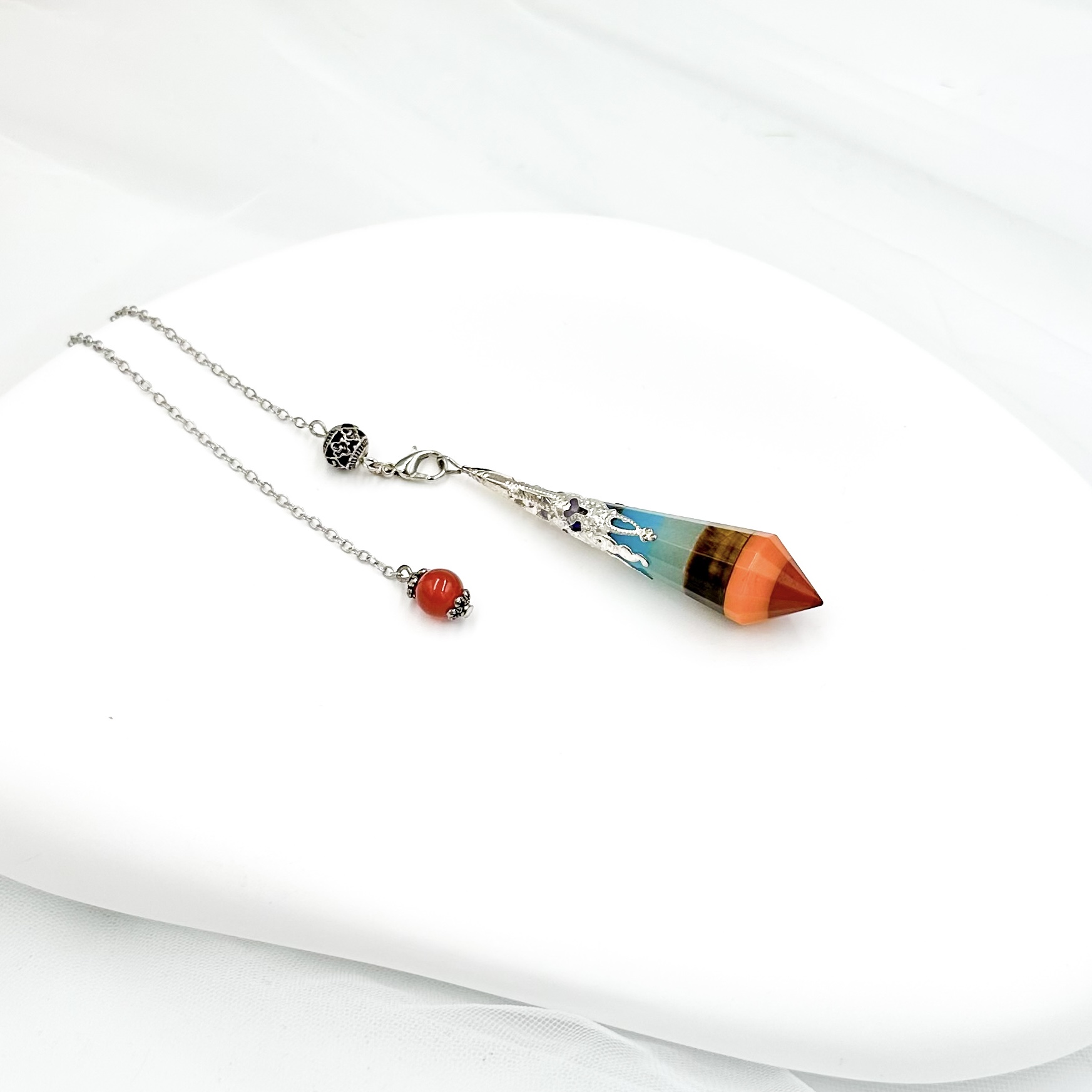 <<SG Seller>> CRZtales Assorted Natural Crystal Pendulum Necklace | Natural Crystals | Crystal Design #CRZNecklace