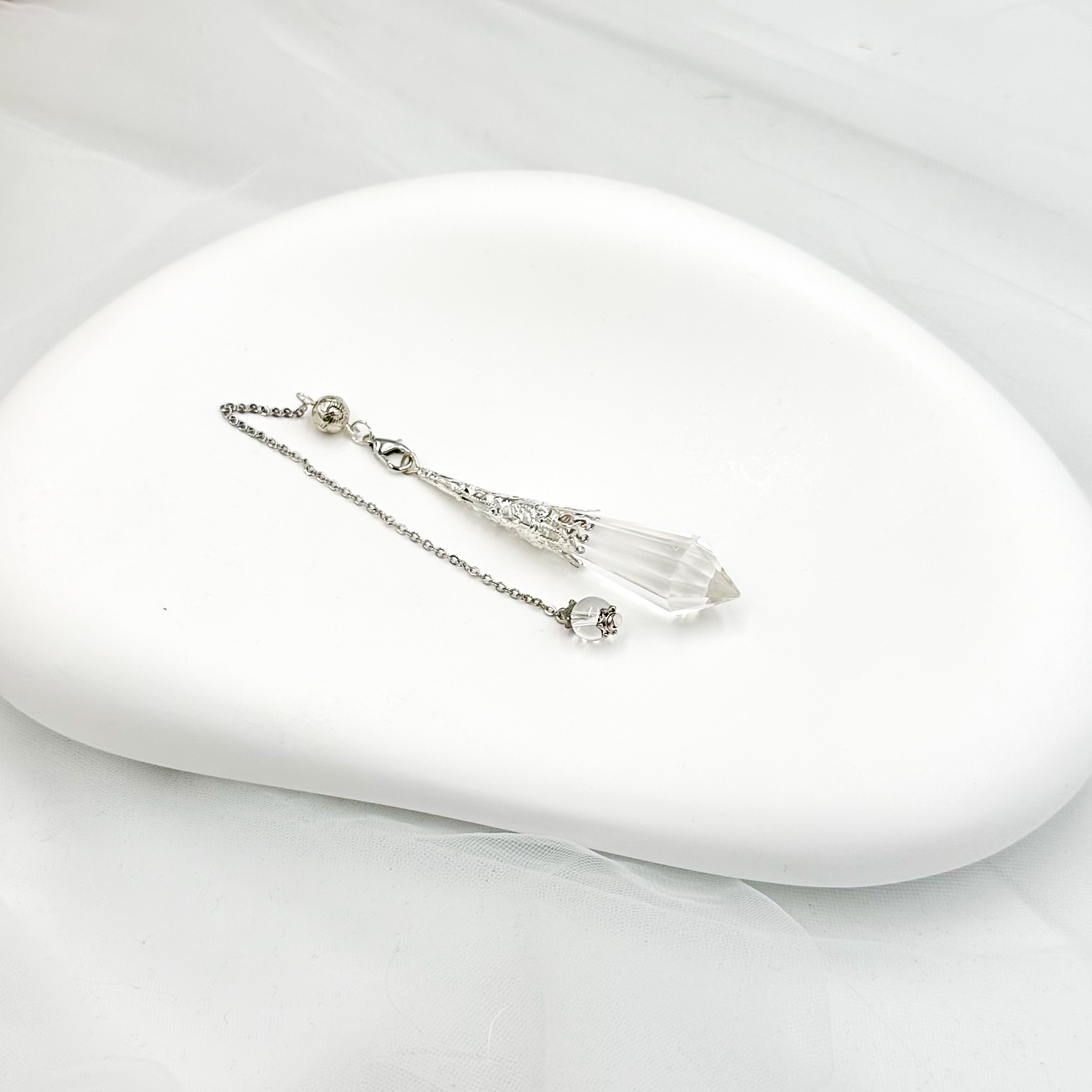 <<SG Seller>> CRZtales Assorted Natural Crystal Pendulum Necklace | Natural Crystals | Crystal Design #CRZNecklace