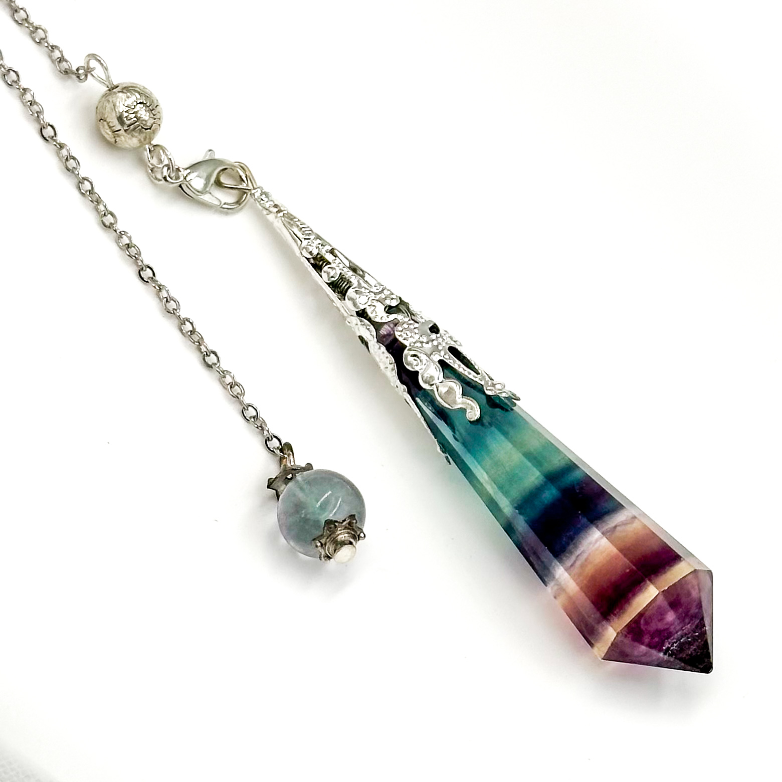 <<SG Seller>> CRZtales Assorted Natural Crystal Pendulum Necklace | Natural Crystals | Crystal Design #CRZNecklace