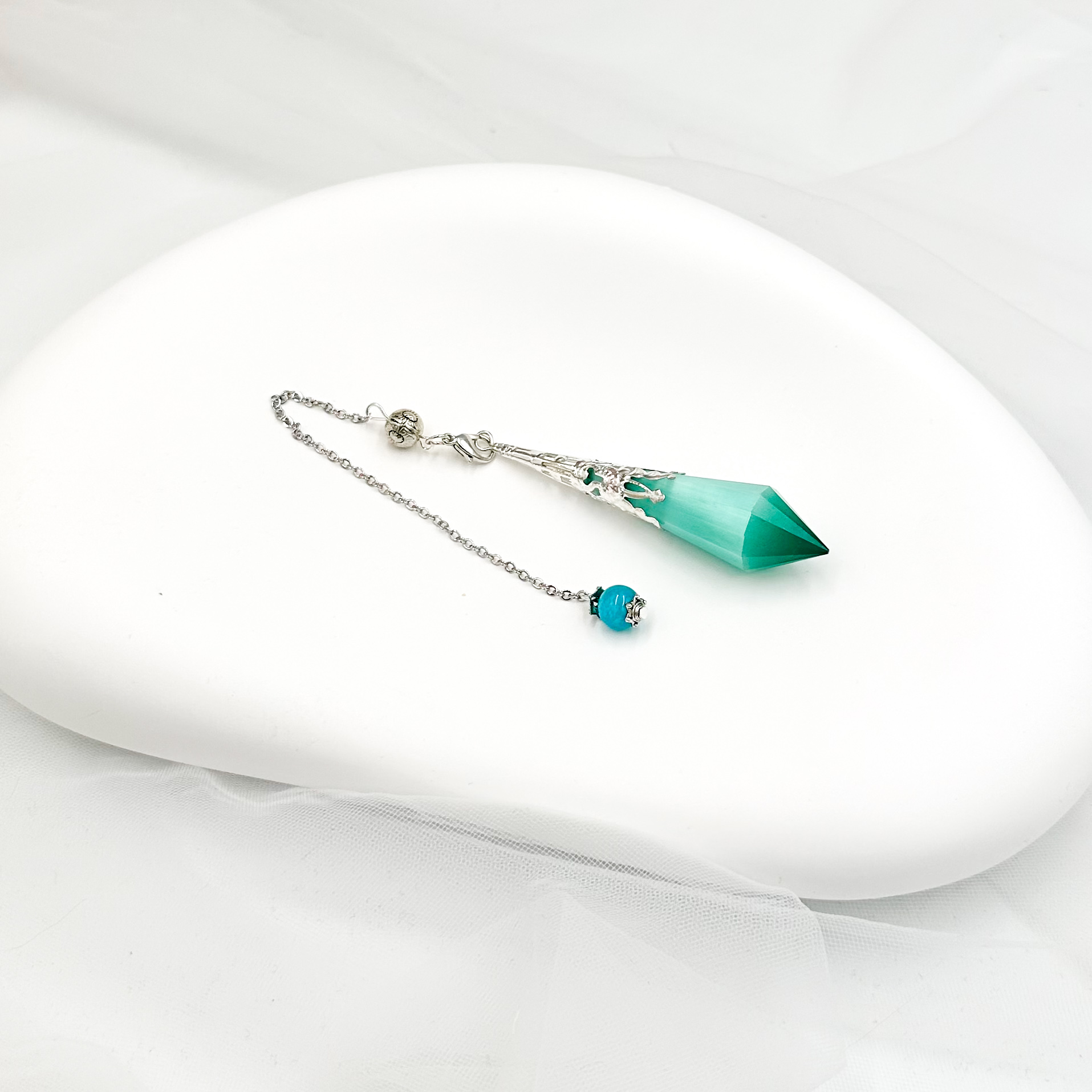 <<SG Seller>> CRZtales Assorted Natural Crystal Pendulum Necklace | Natural Crystals | Crystal Design #CRZNecklace