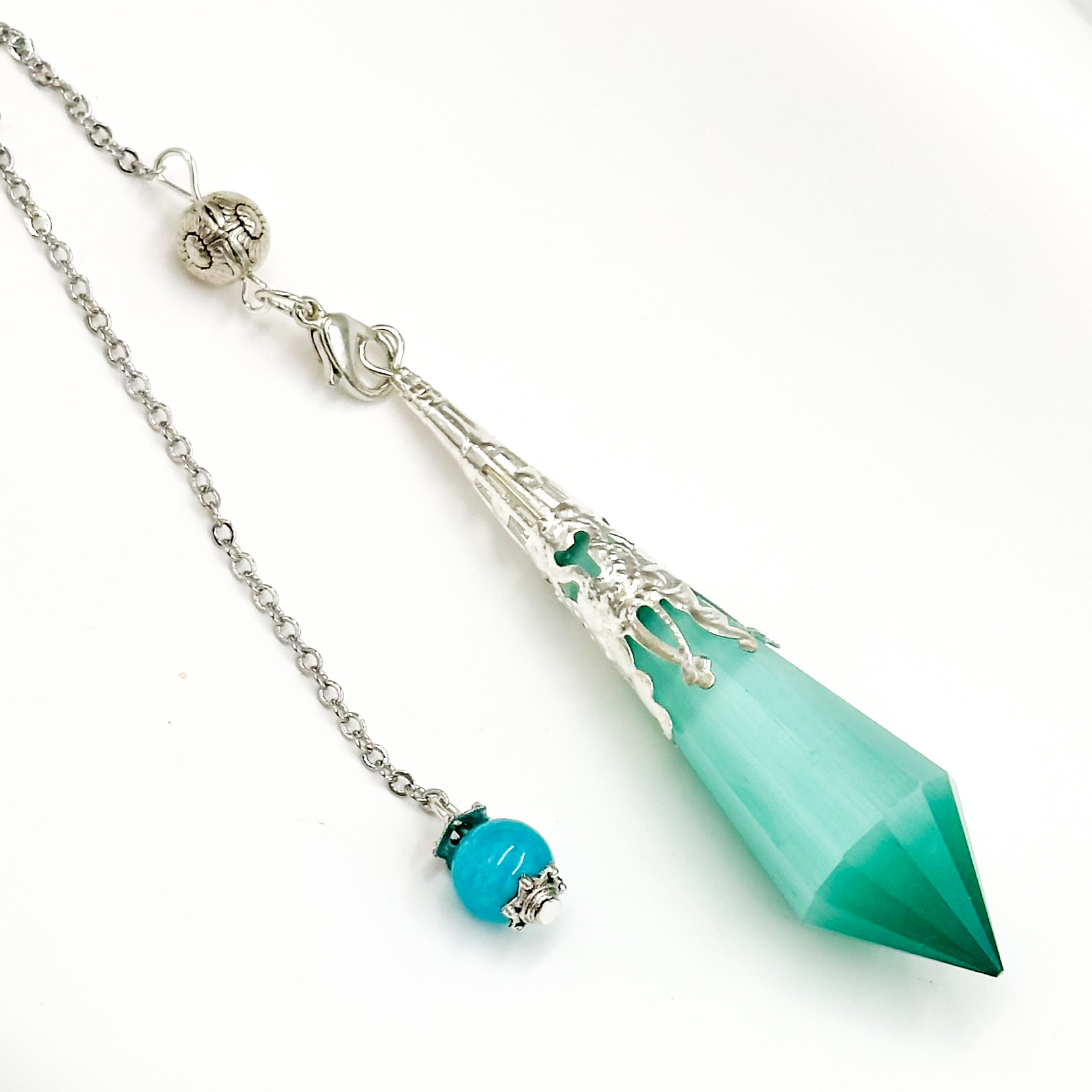 <<SG Seller>> CRZtales Assorted Natural Crystal Pendulum Necklace | Natural Crystals | Crystal Design #CRZNecklace