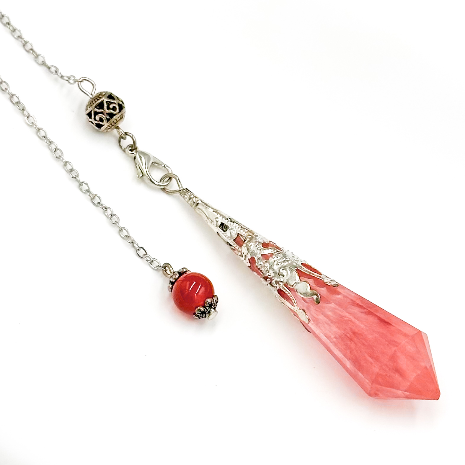 <<SG Seller>> CRZtales Assorted Natural Crystal Pendulum Necklace | Natural Crystals | Crystal Design #CRZNecklace