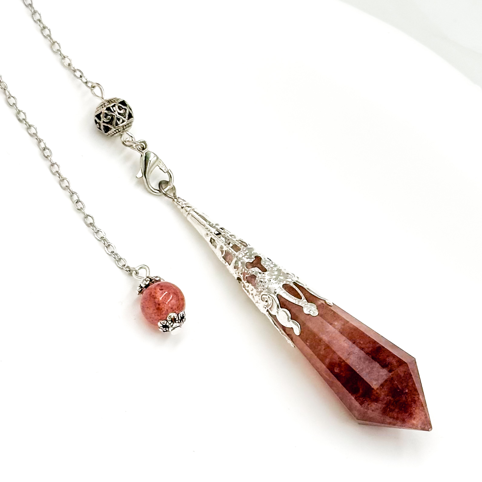 <<SG Seller>> CRZtales Assorted Natural Crystal Pendulum Necklace | Natural Crystals | Crystal Design #CRZNecklace