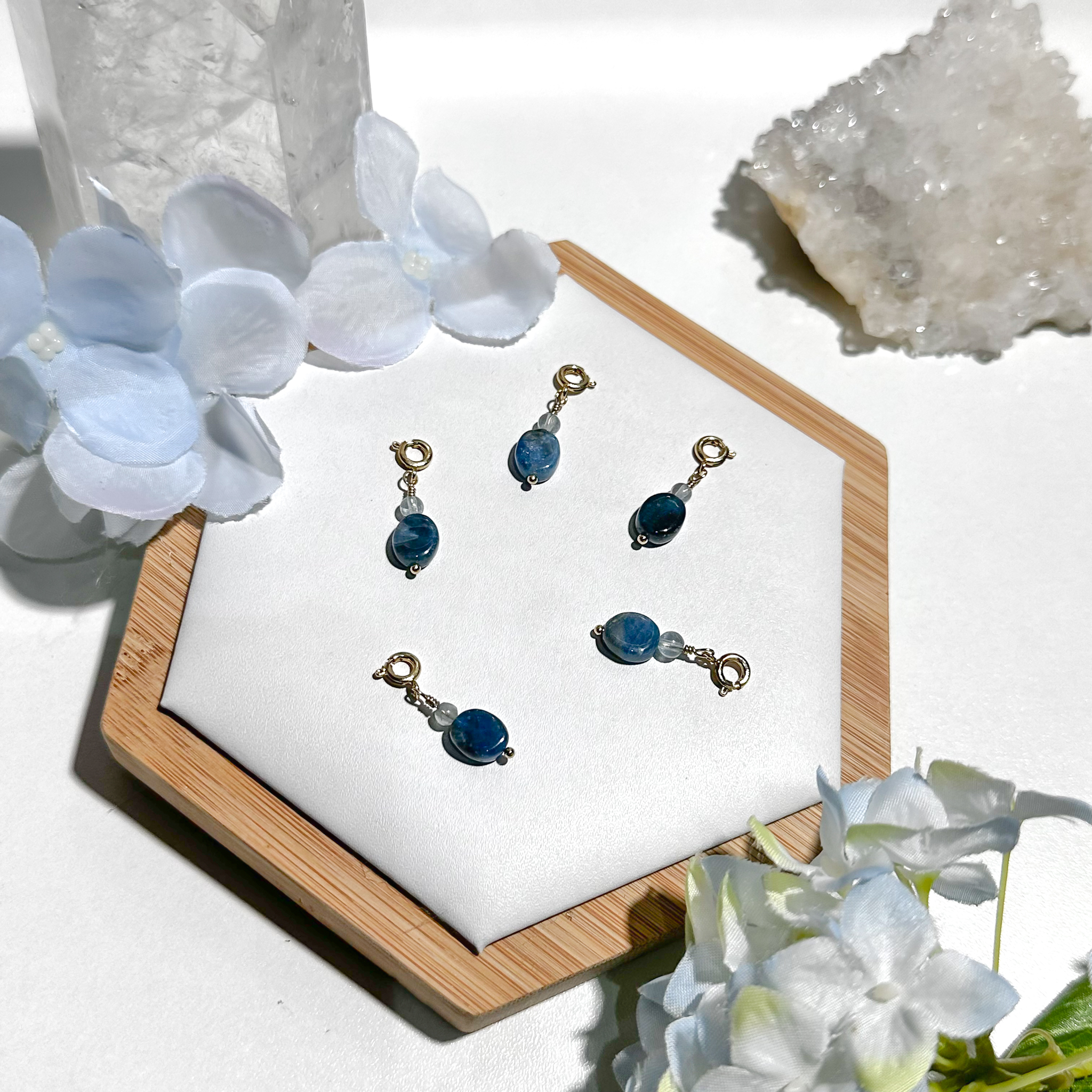 <<SG Seller>> CRZtales Blue Apatite Oval Charmie #CRZcharmie