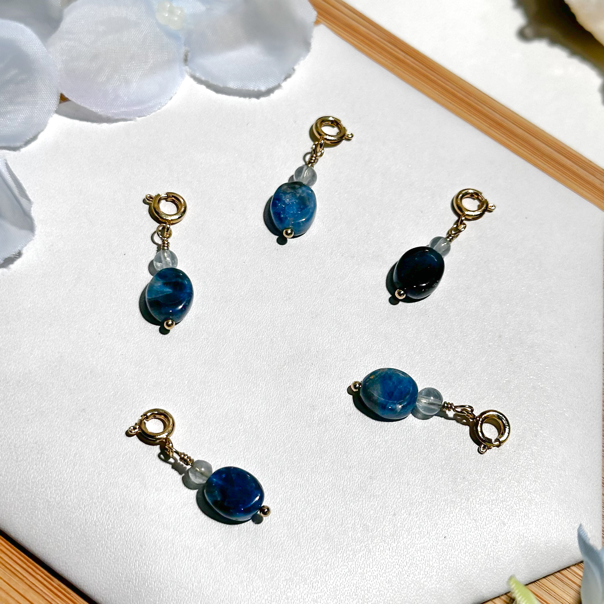 <<SG Seller>> CRZtales Blue Apatite Oval Charmie #CRZcharmie