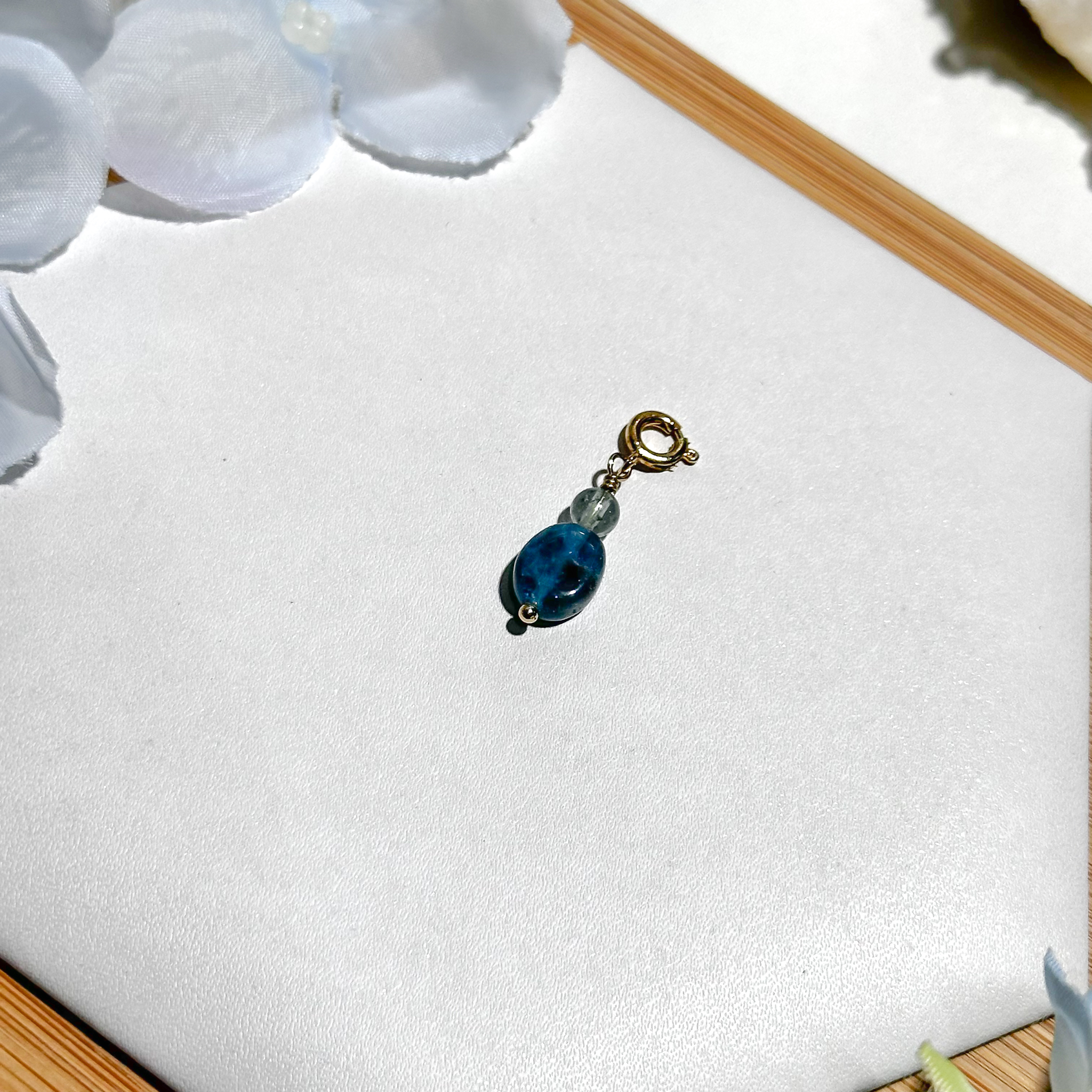 <<SG Seller>> CRZtales Blue Apatite Oval Charmie #CRZcharmie