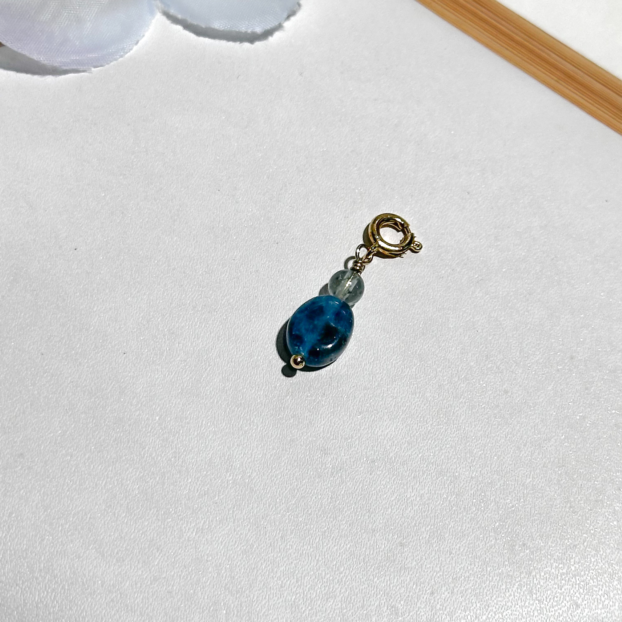 <<SG Seller>> CRZtales Blue Apatite Oval Charmie #CRZcharmie