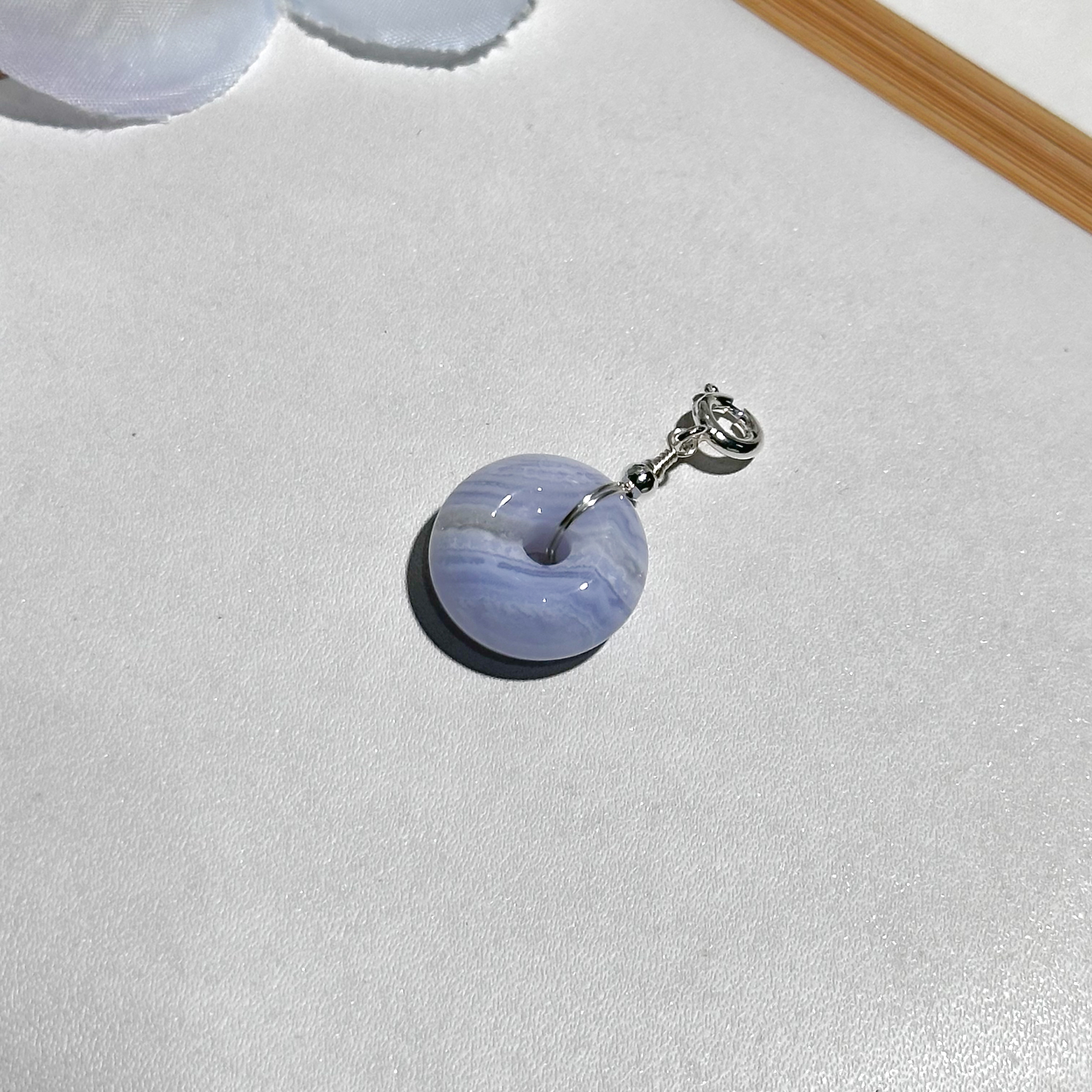 <<SG Seller>> CRZtales Blue Lace Agate Charmie #CRZcharmie