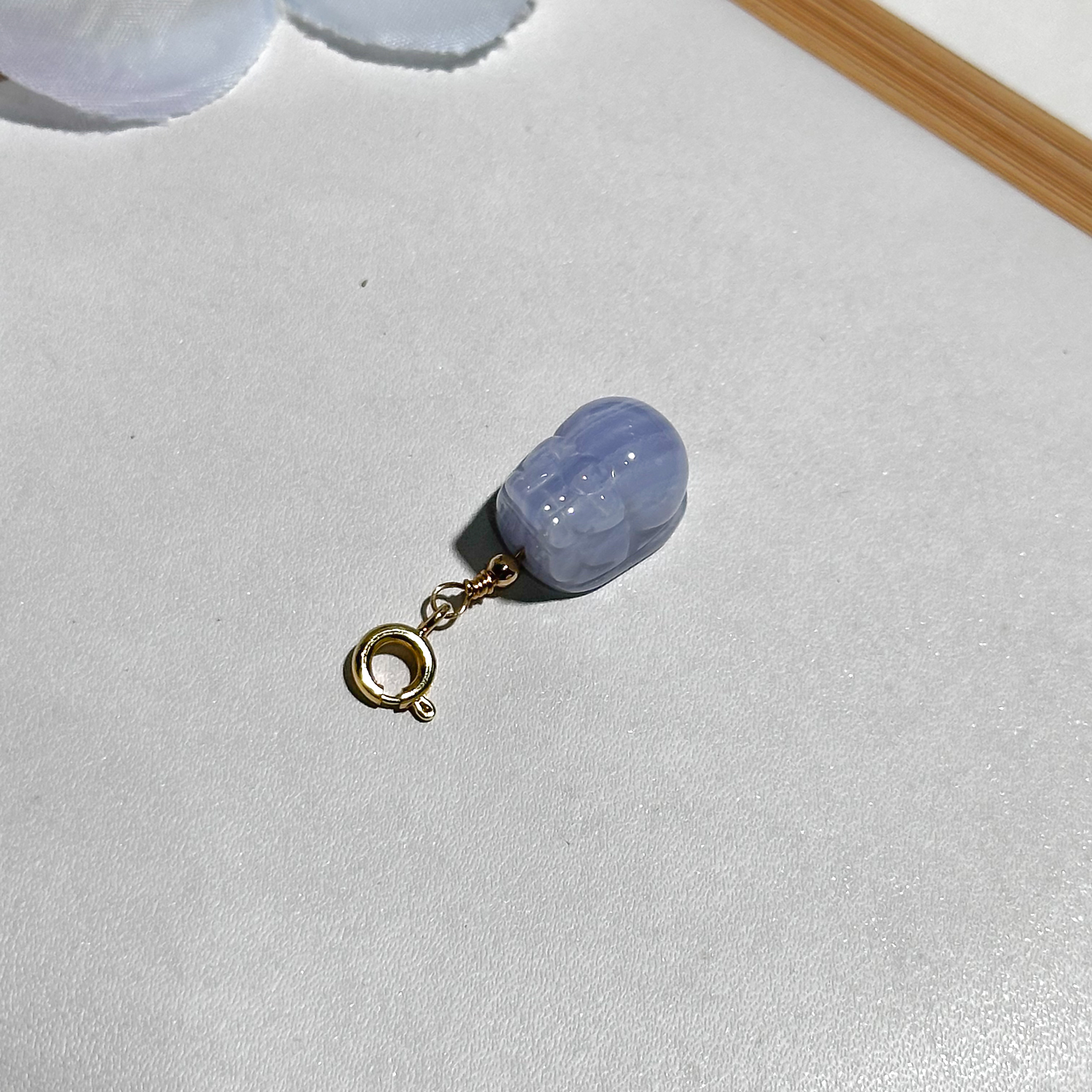 <<SG Seller>> CRZtales Blue Lace Agate Charmie #CRZcharmie