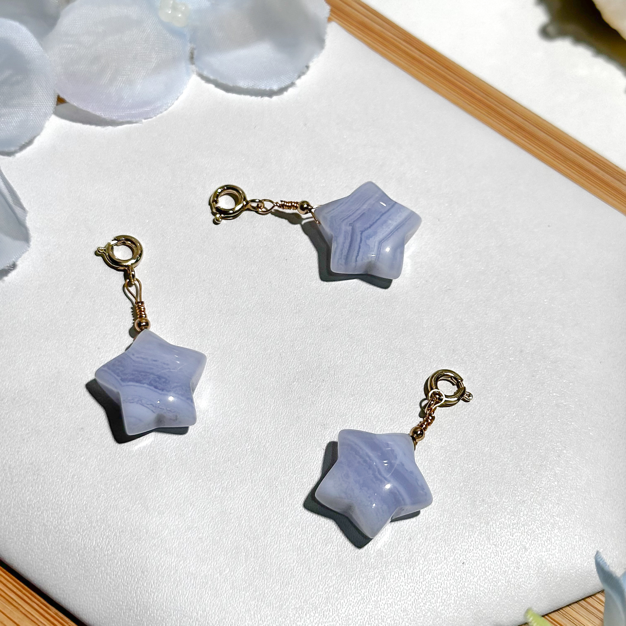 <<SG Seller>> CRZtales Blue Lace Agate Charmie #CRZcharmie
