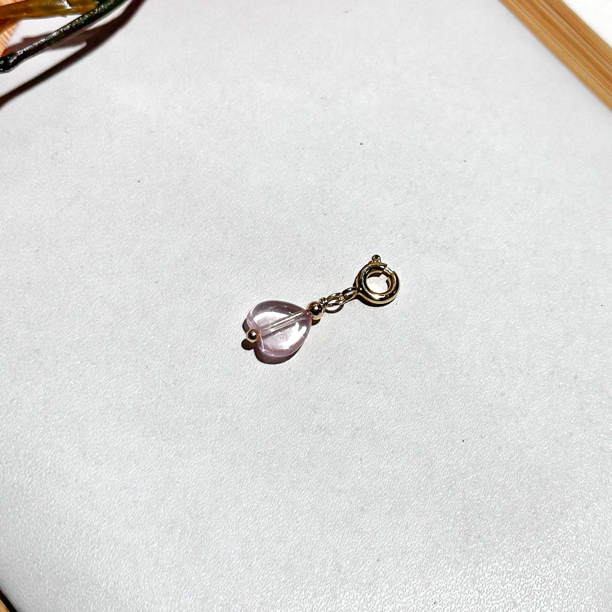 <<SG Seller>> CRZtales Pink Topaz Heart Charmie #CRZcharmie