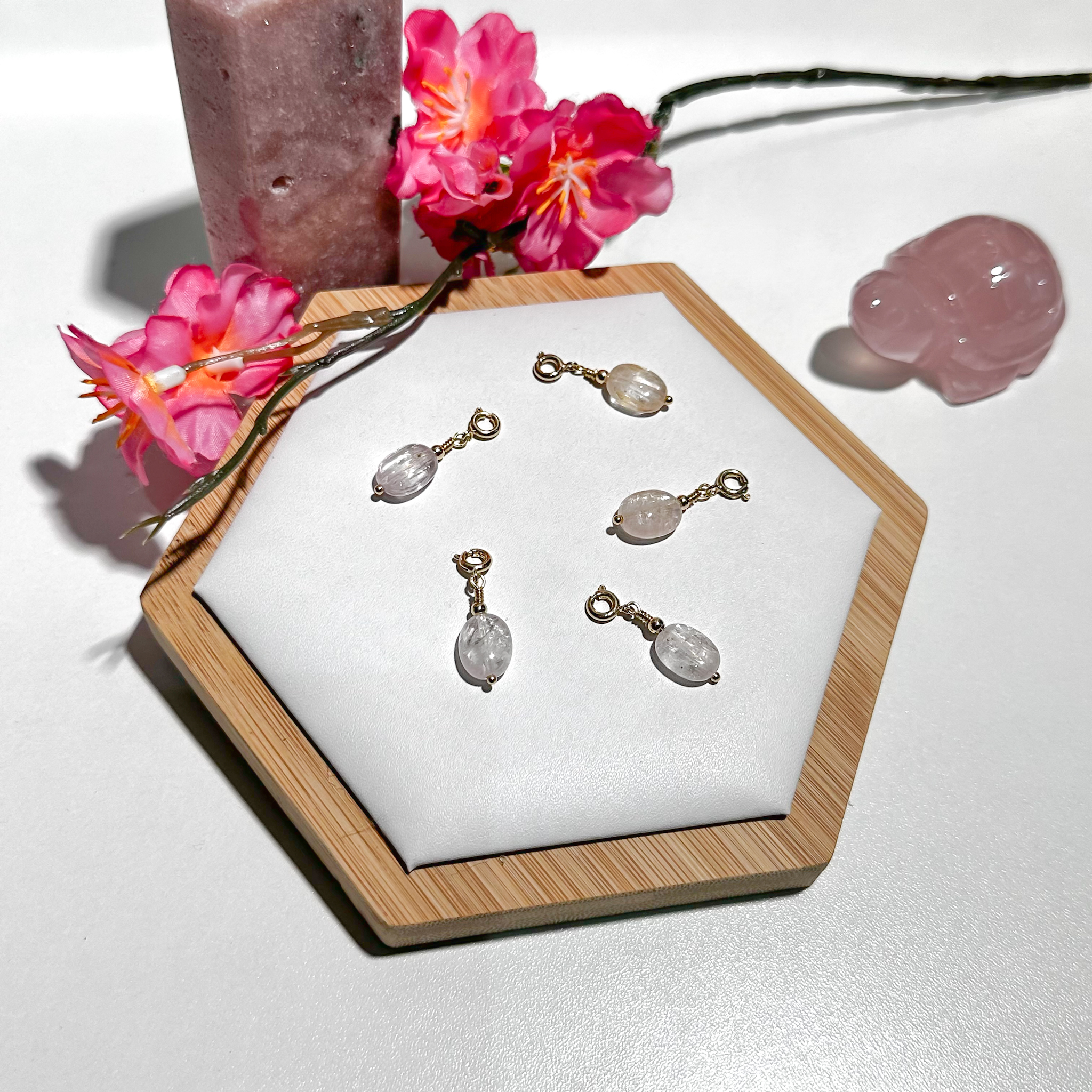 Lace Kunzite Oval Charmie