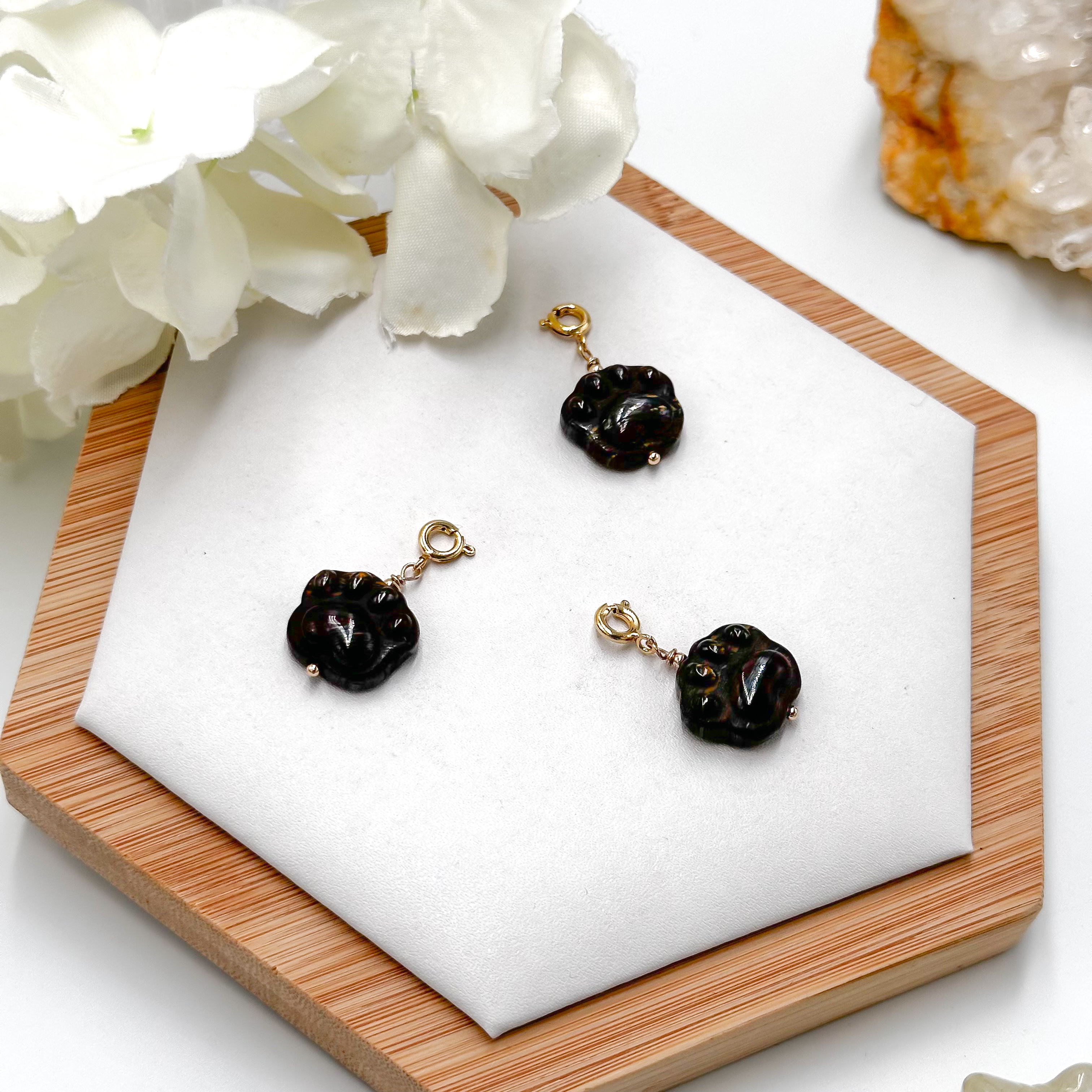 <<SG Seller>> CRZtales Iron Tiger Eye Paw Charmie #CRZcharmie