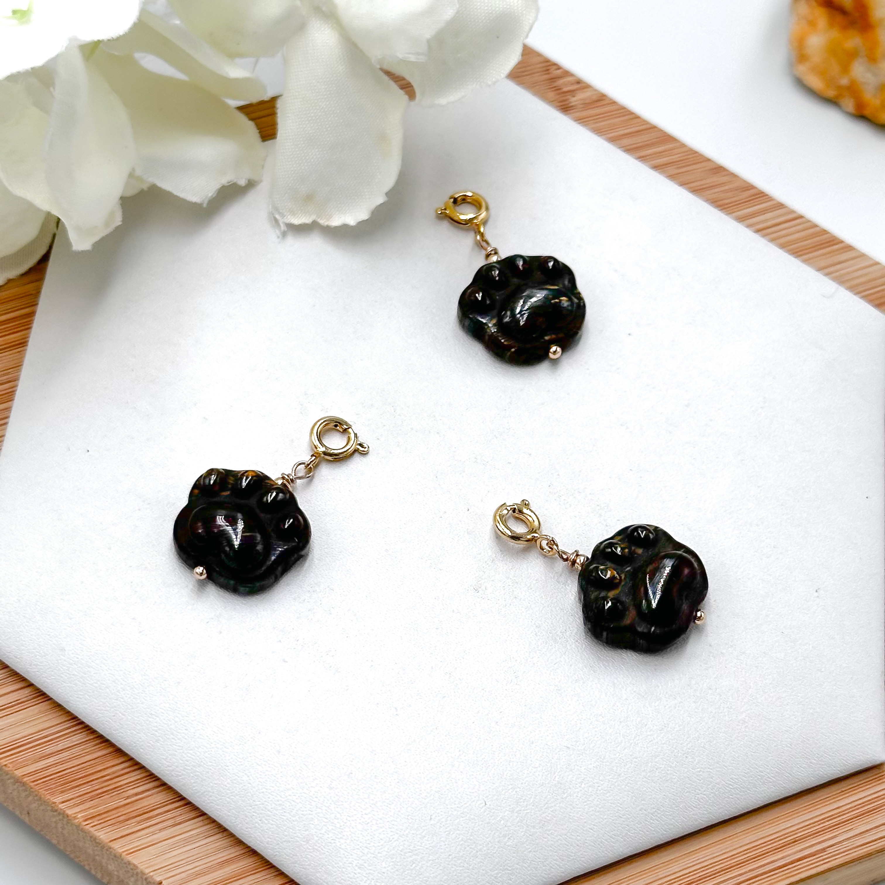 <<SG Seller>> CRZtales Iron Tiger Eye Paw Charmie #CRZcharmie