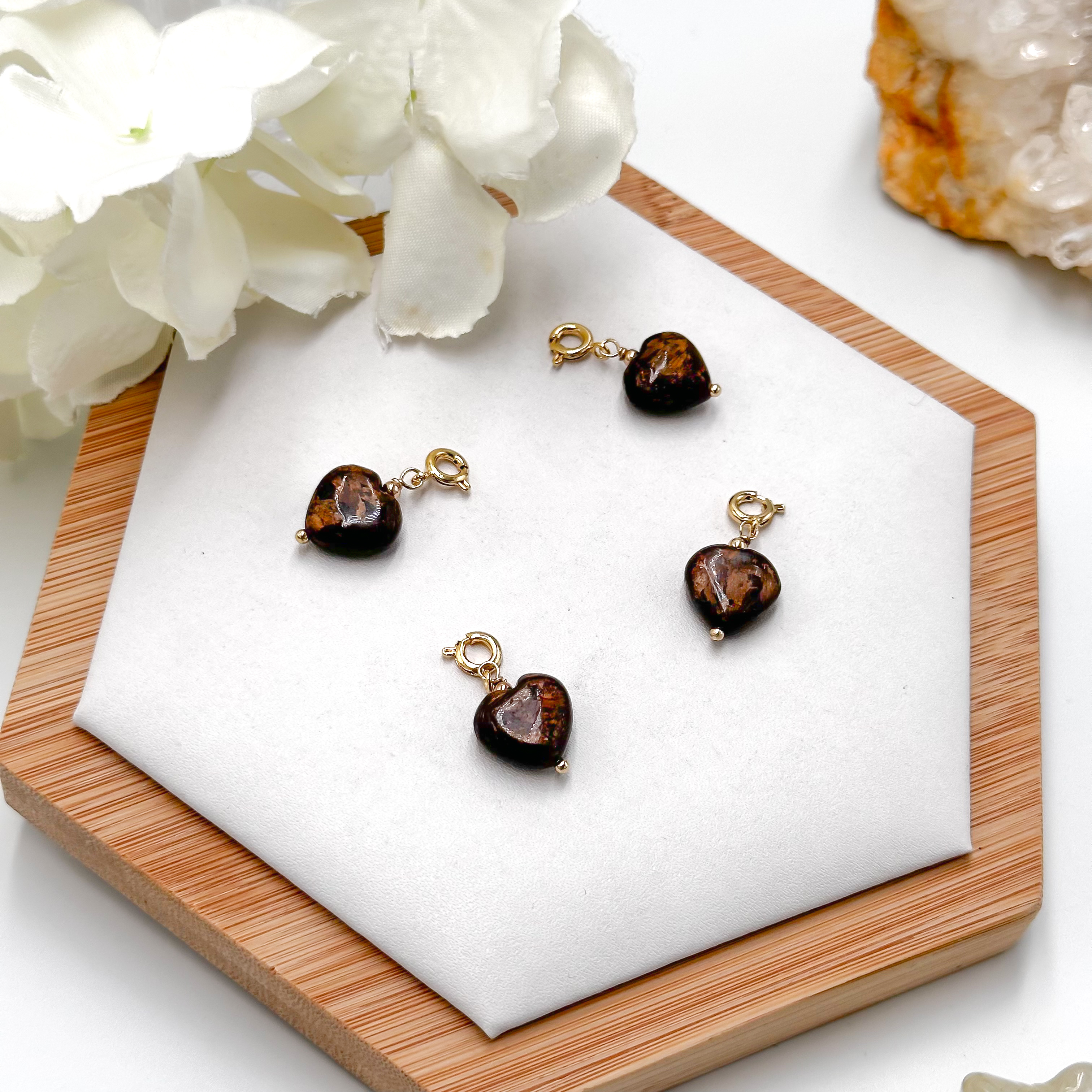 <<SG Seller>> CRZtales Bronzite Heart Charmie #CRZcharmie