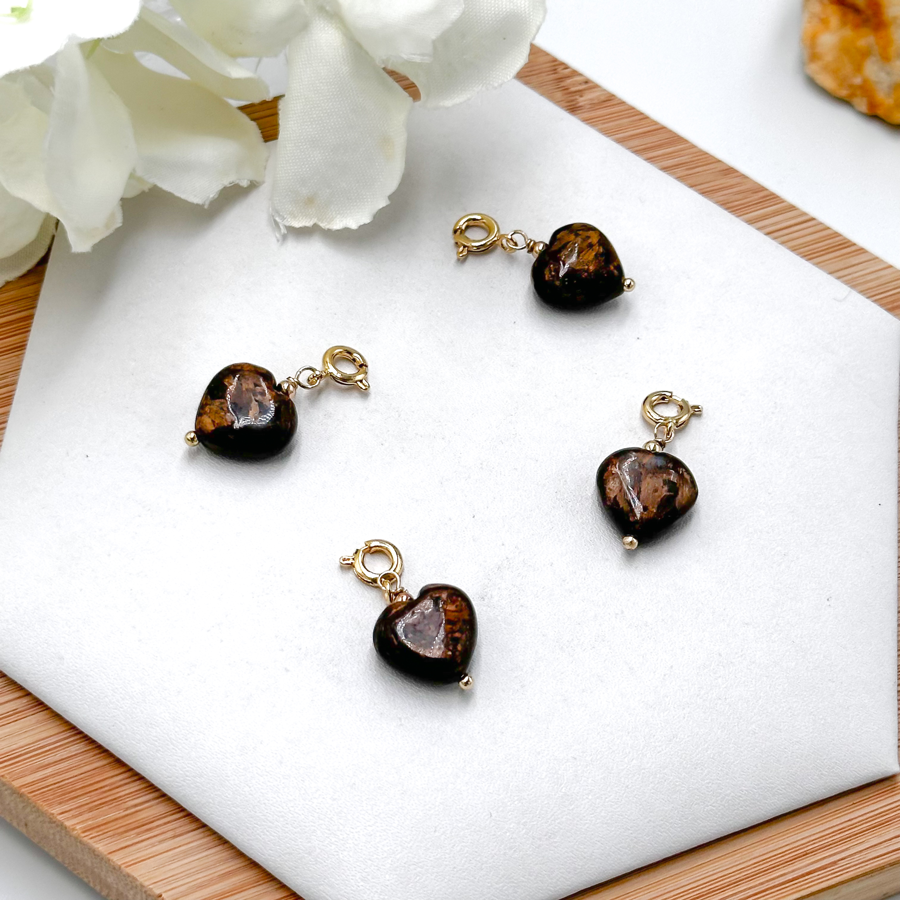 <<SG Seller>> CRZtales Bronzite Heart Charmie #CRZcharmie