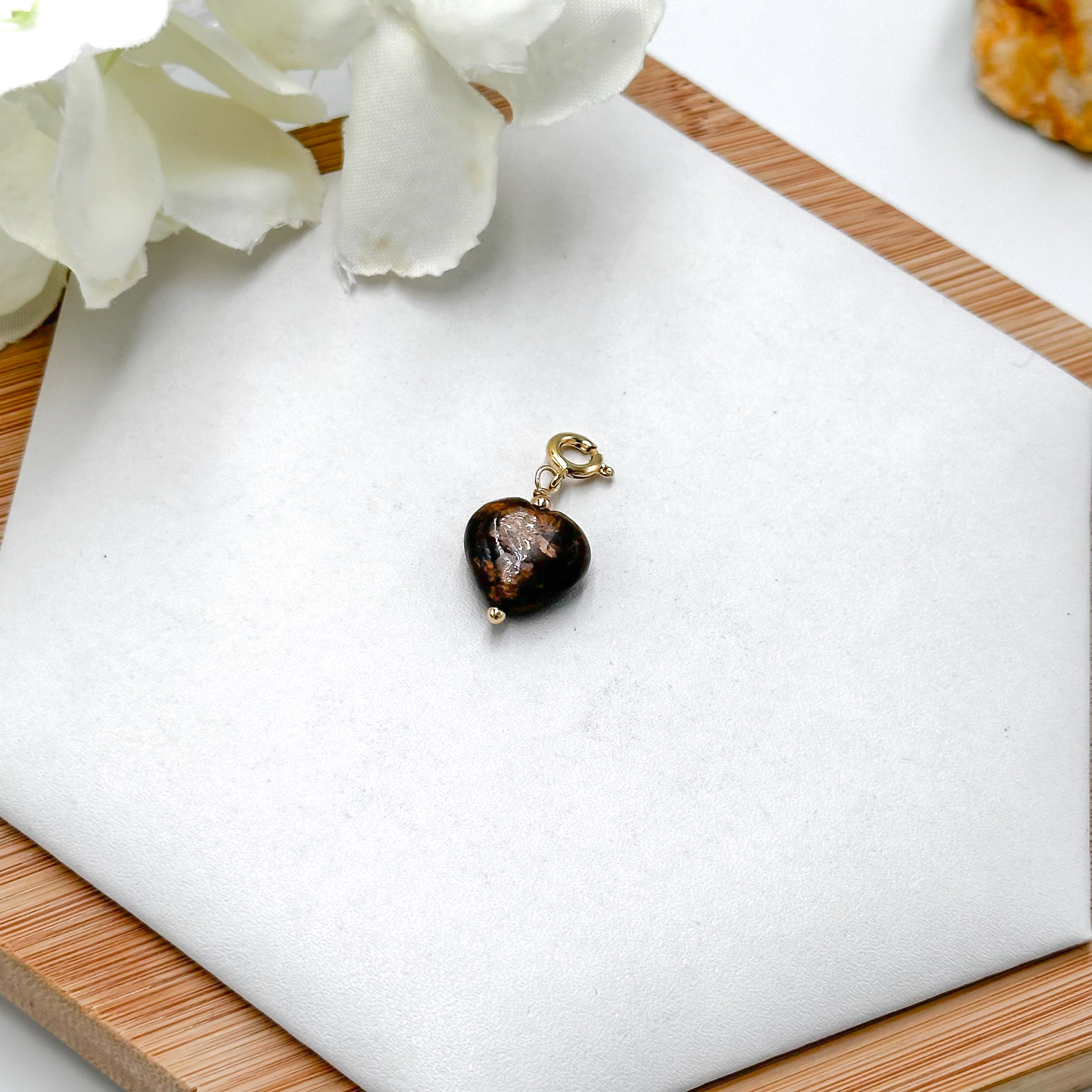 <<SG Seller>> CRZtales Bronzite Heart Charmie #CRZcharmie