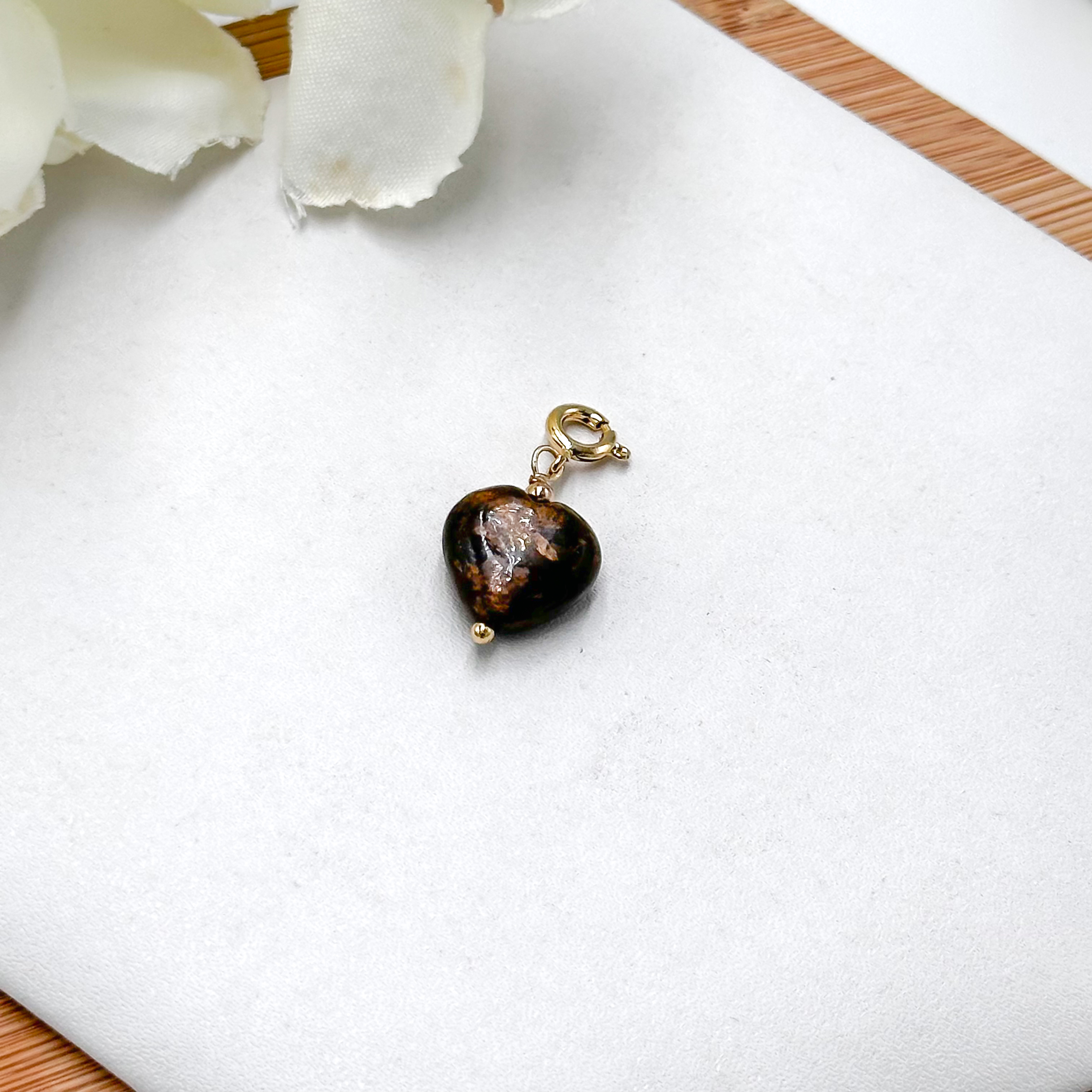 <<SG Seller>> CRZtales Bronzite Heart Charmie #CRZcharmie
