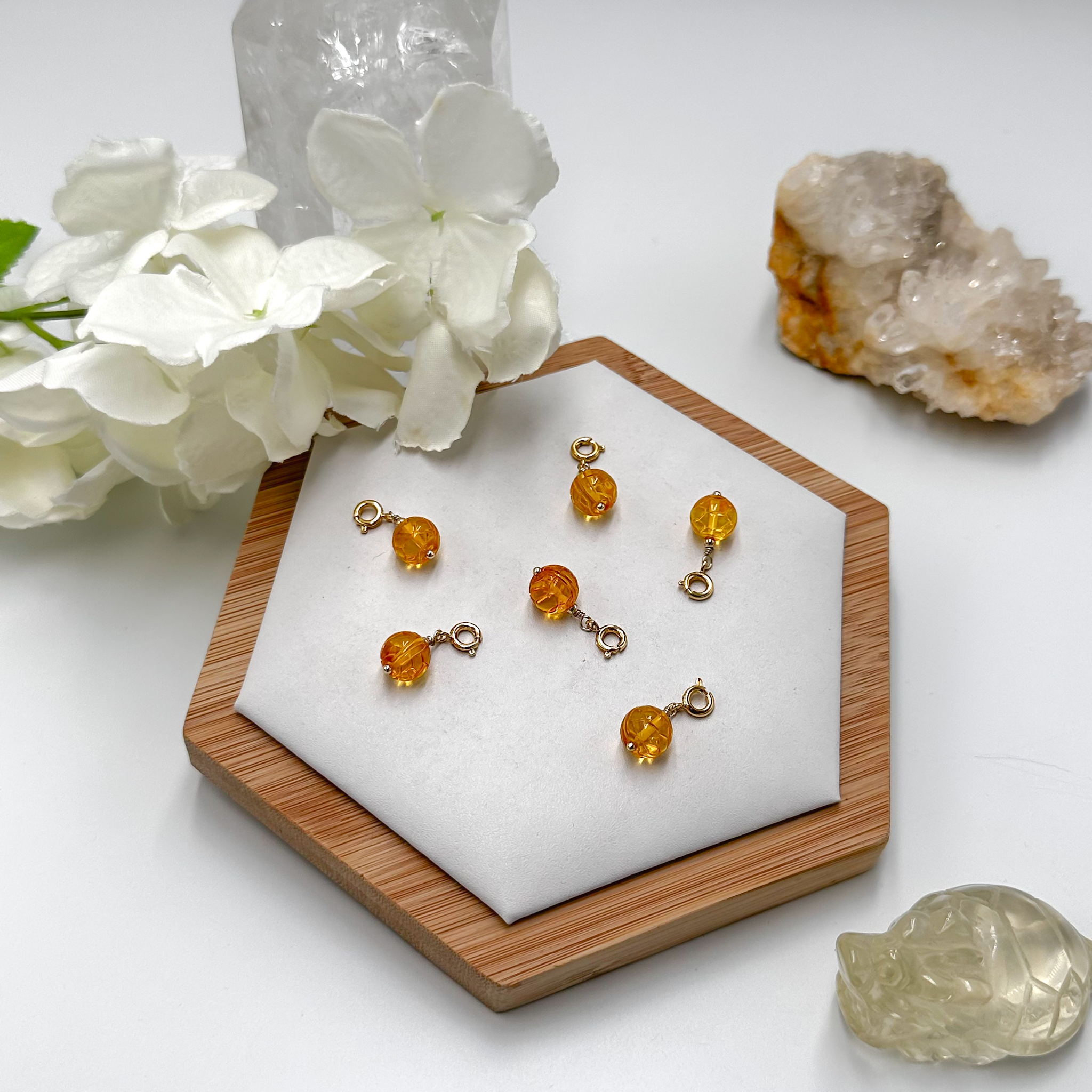 <<SG Seller>> CRZtales Amber Turtle Shell Charmie #CRZcharmie