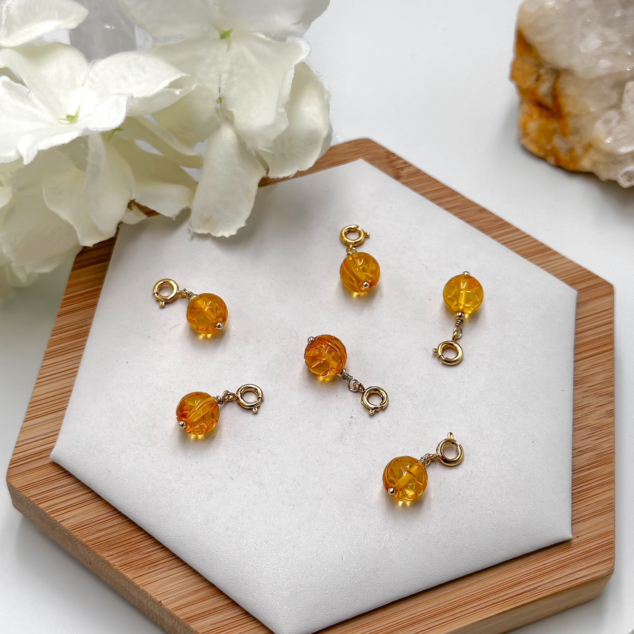 <<SG Seller>> CRZtales Amber Turtle Shell Charmie #CRZcharmie