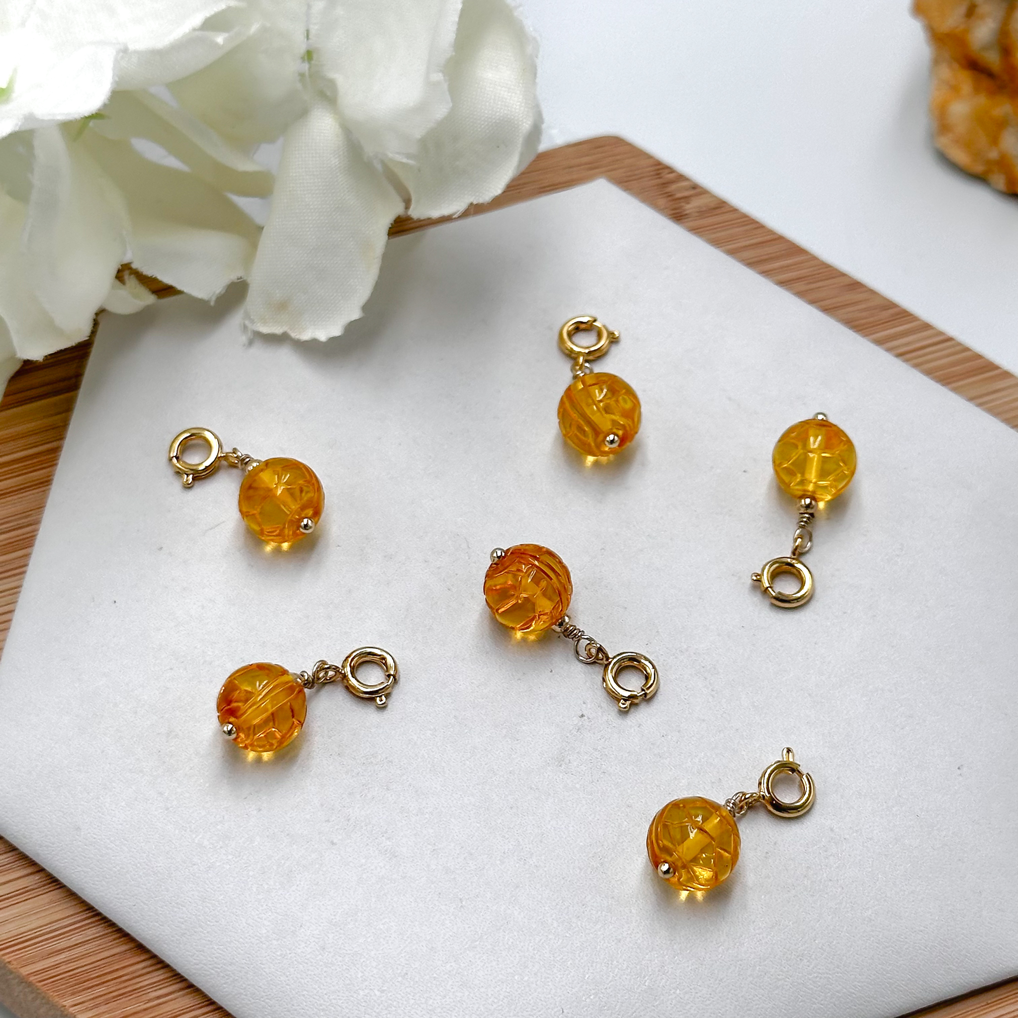 <<SG Seller>> CRZtales Amber Turtle Shell Charmie #CRZcharmie