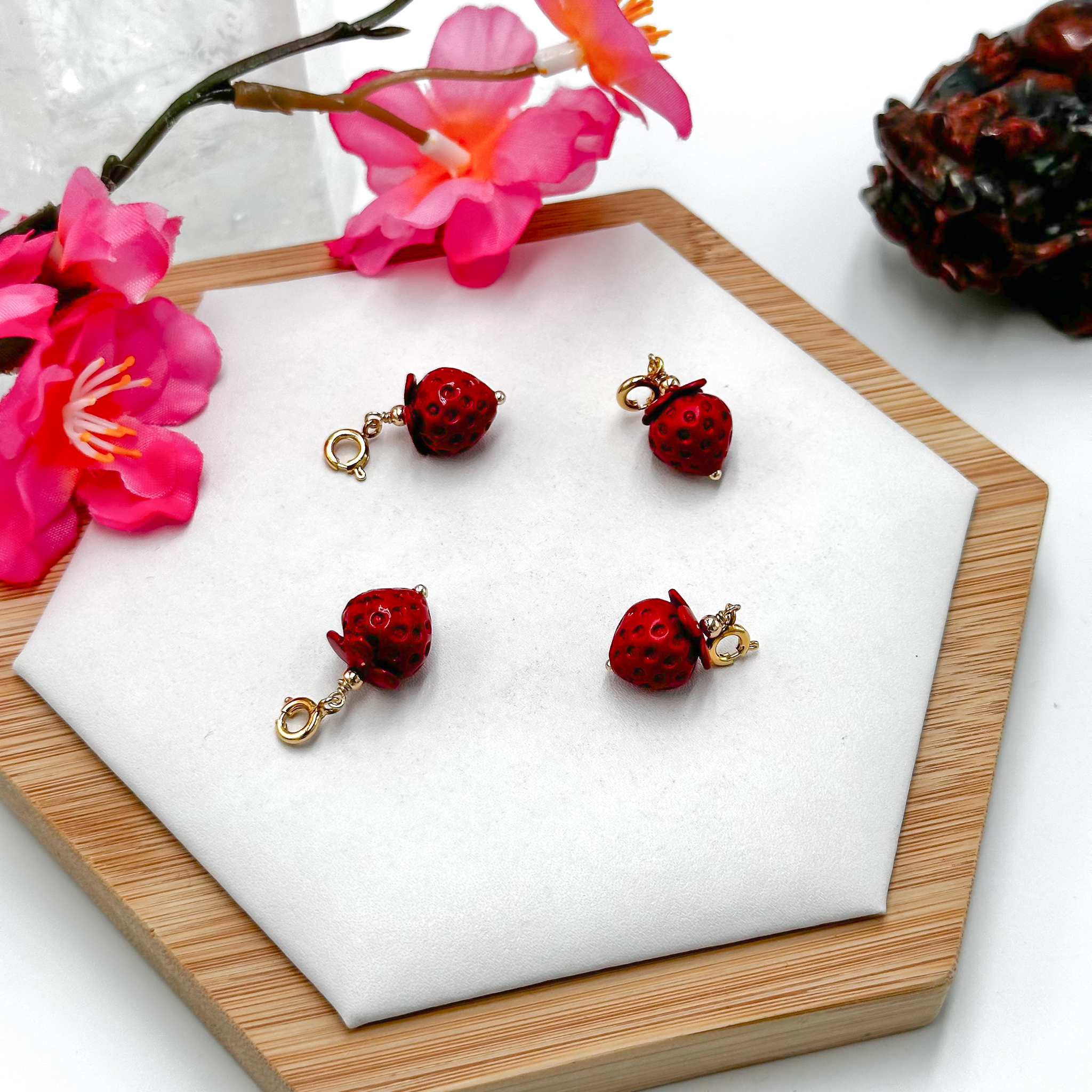 <<SG Seller>> CRZtales Cinnabar Strawberry Charmie #CRZcharmie