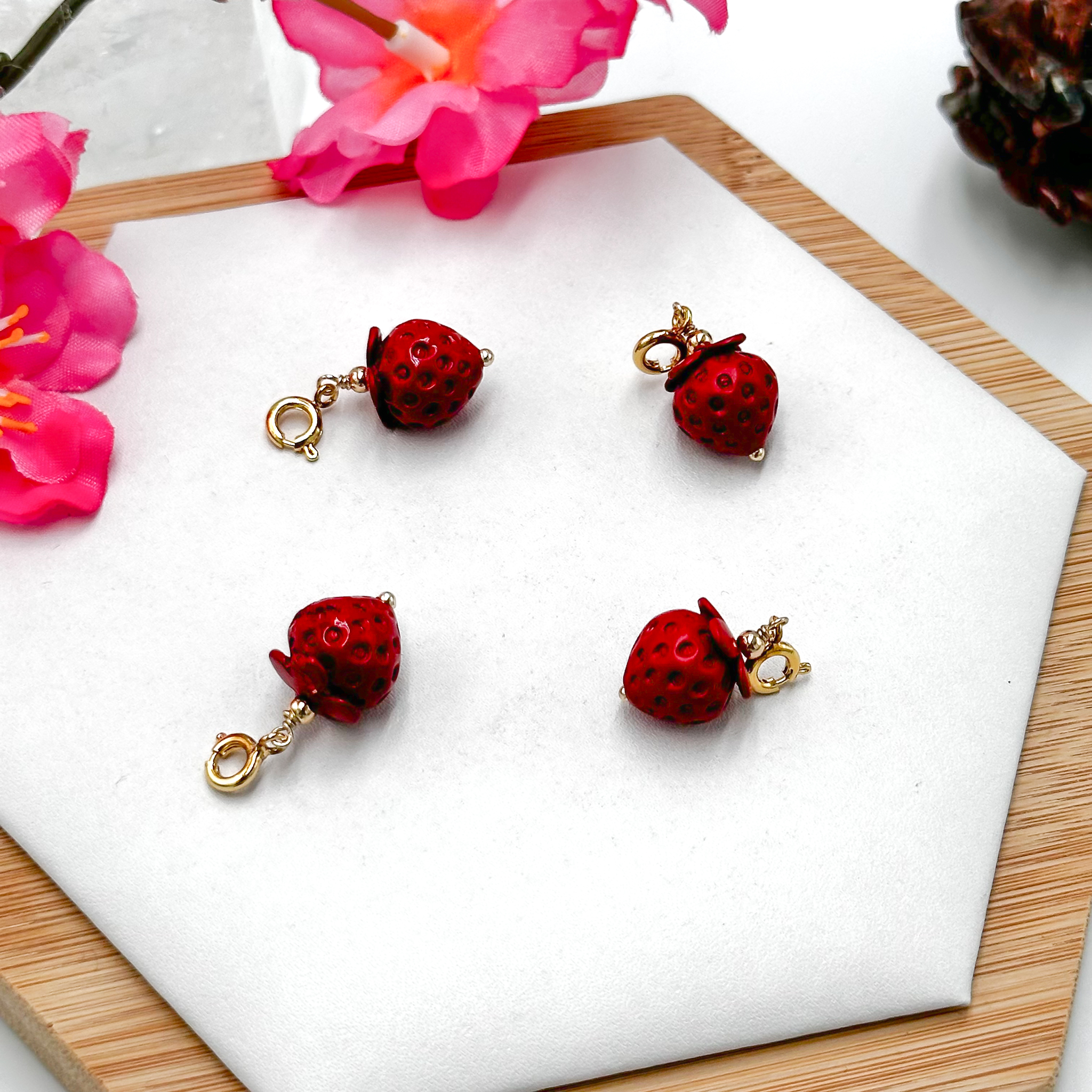 <<SG Seller>> CRZtales Cinnabar Strawberry Charmie #CRZcharmie