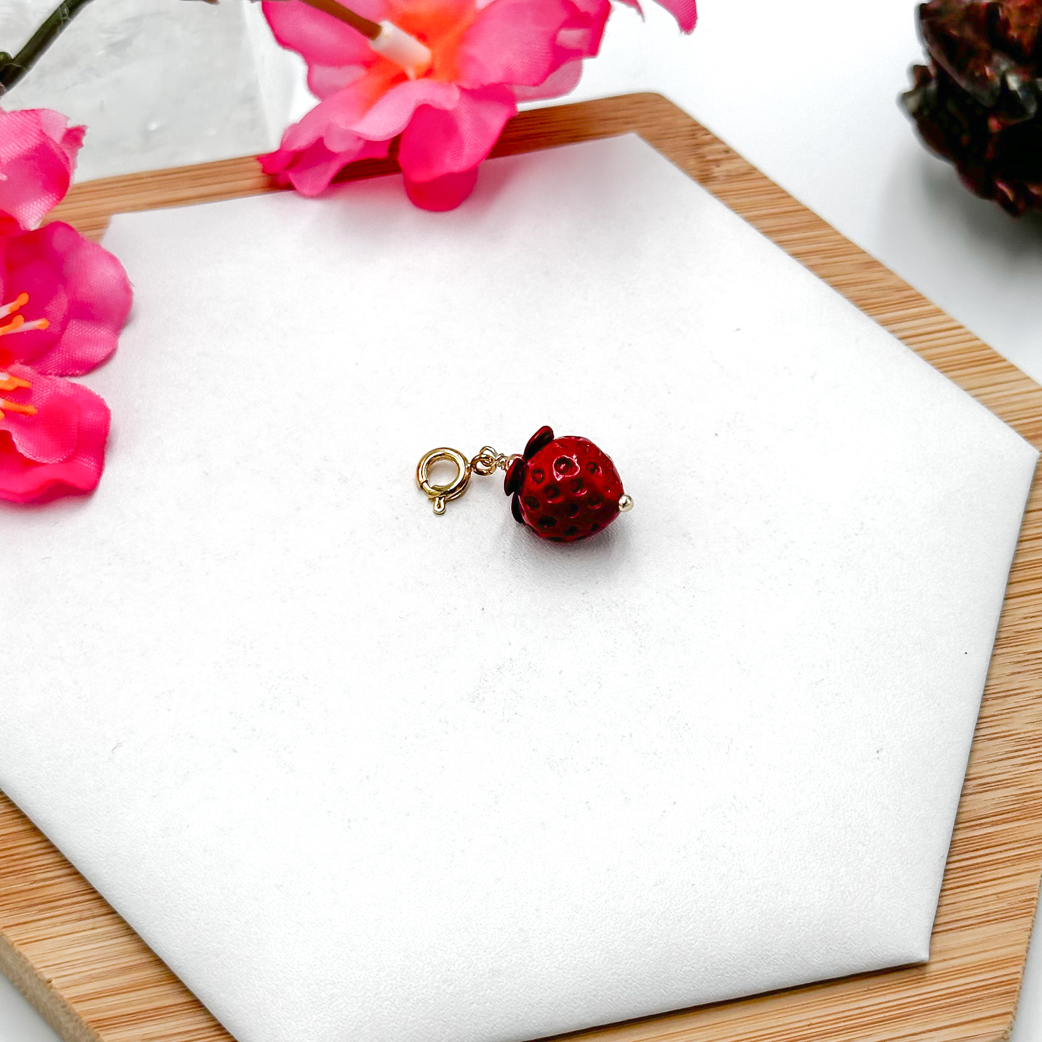 <<SG Seller>> CRZtales Cinnabar Strawberry Charmie #CRZcharmie