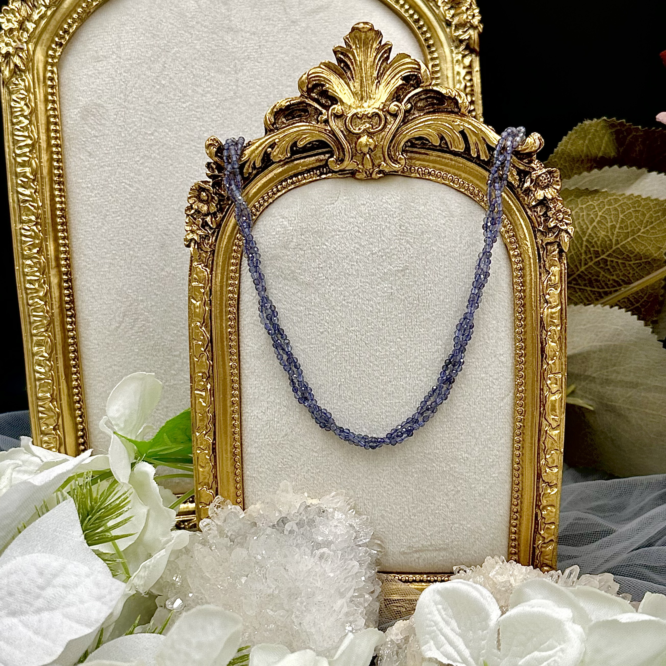 Iolite Beaded Necklace