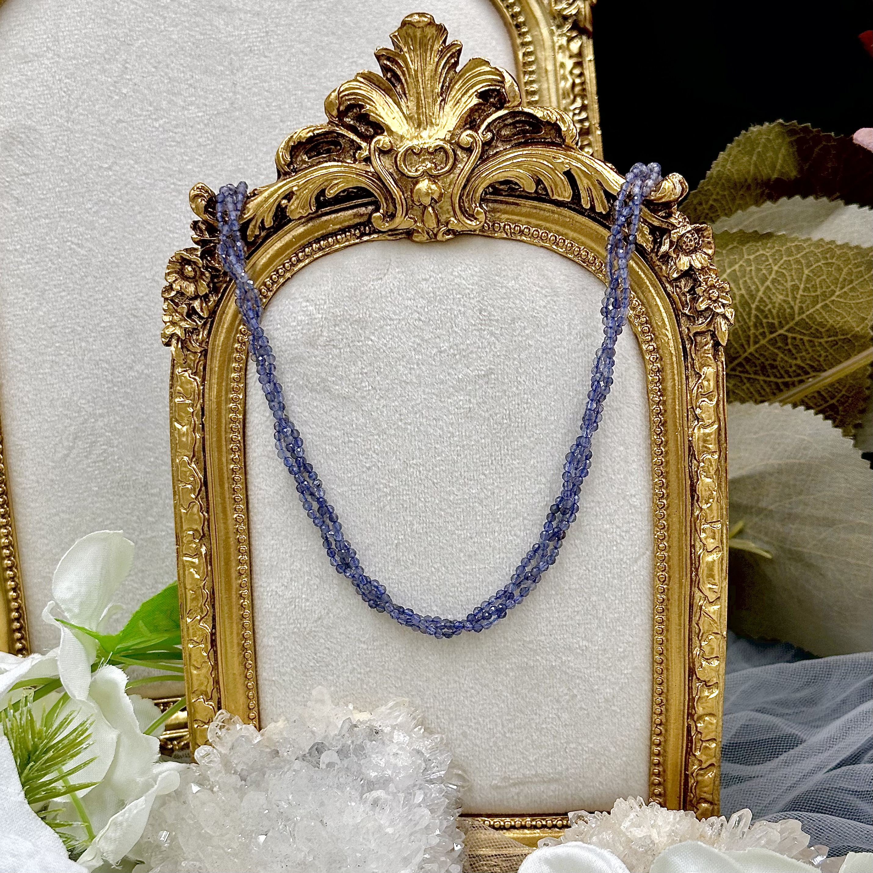 Iolite Beaded Necklace