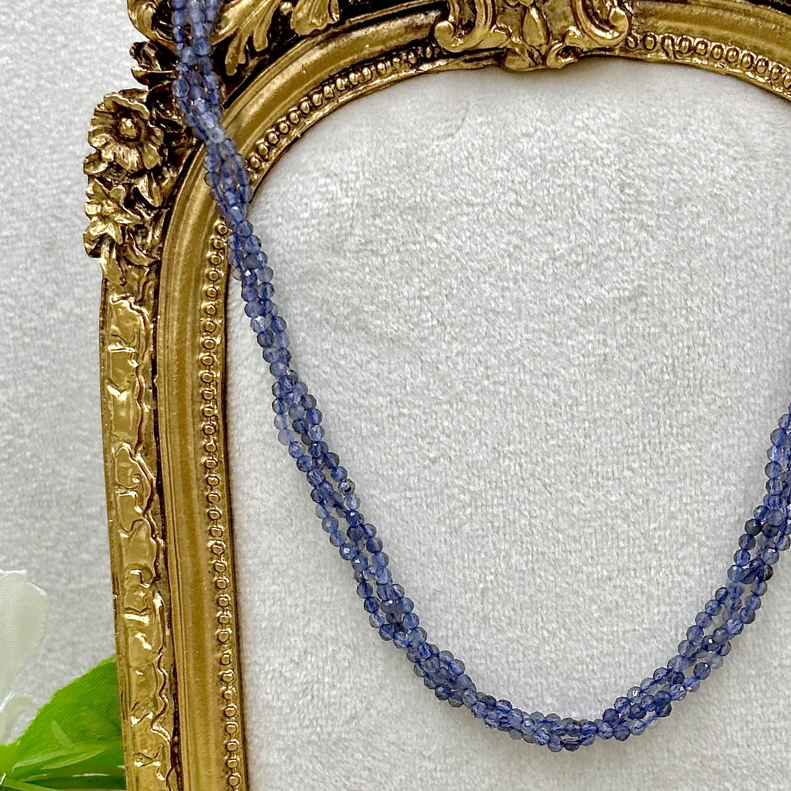 Iolite Beaded Necklace