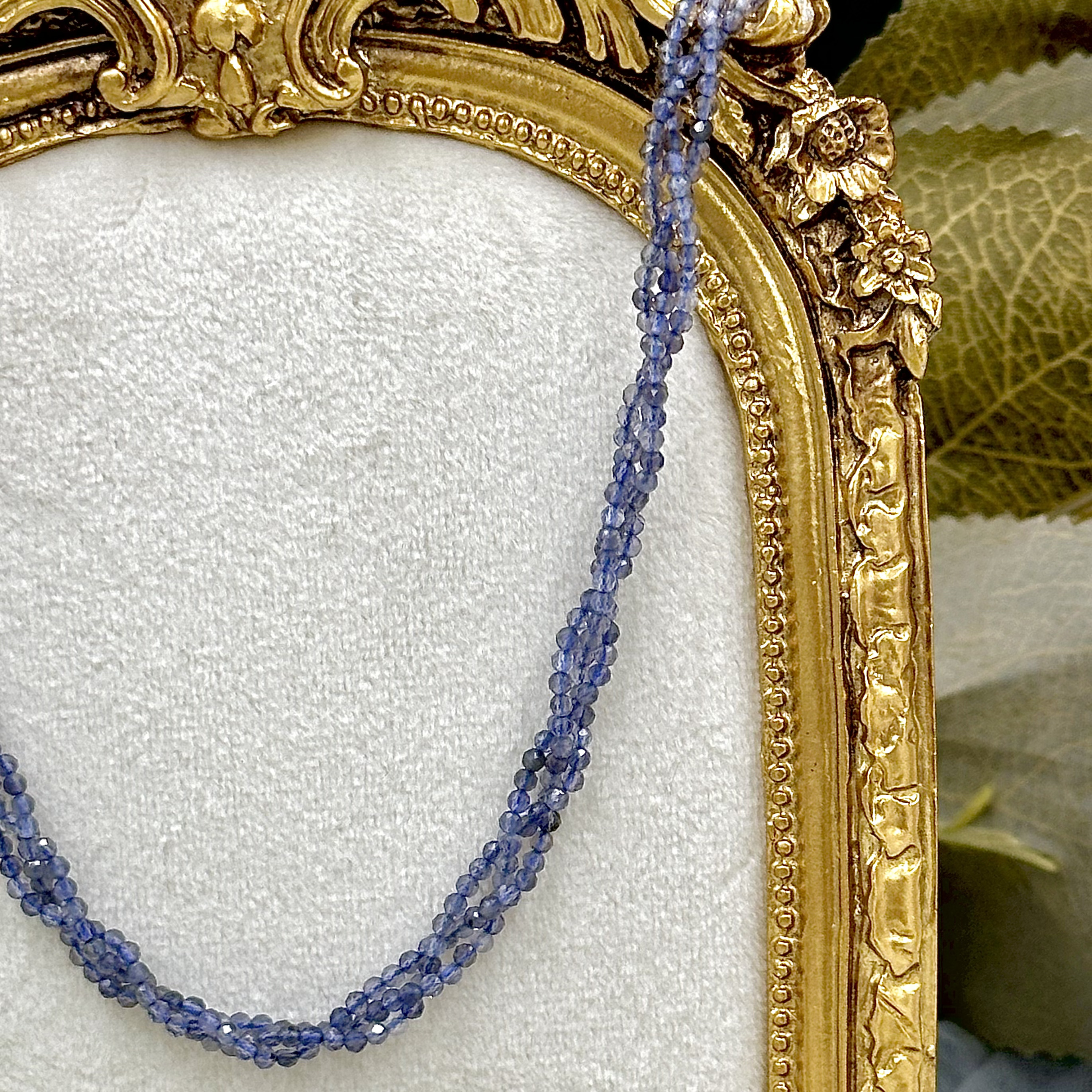 Iolite Beaded Necklace