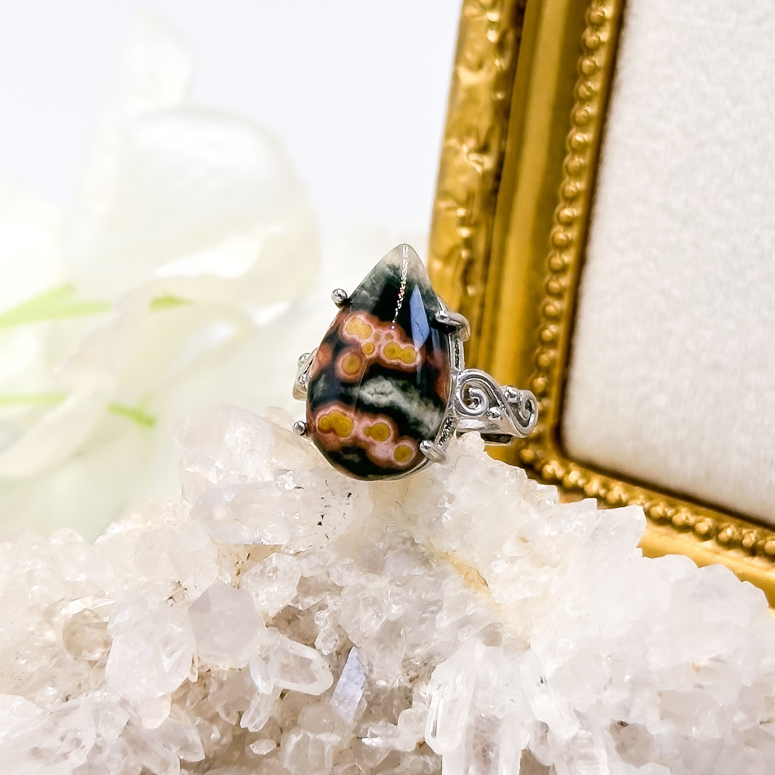 CRZtales Collectors Ocean Jasper Crystal Rings Part 2/5