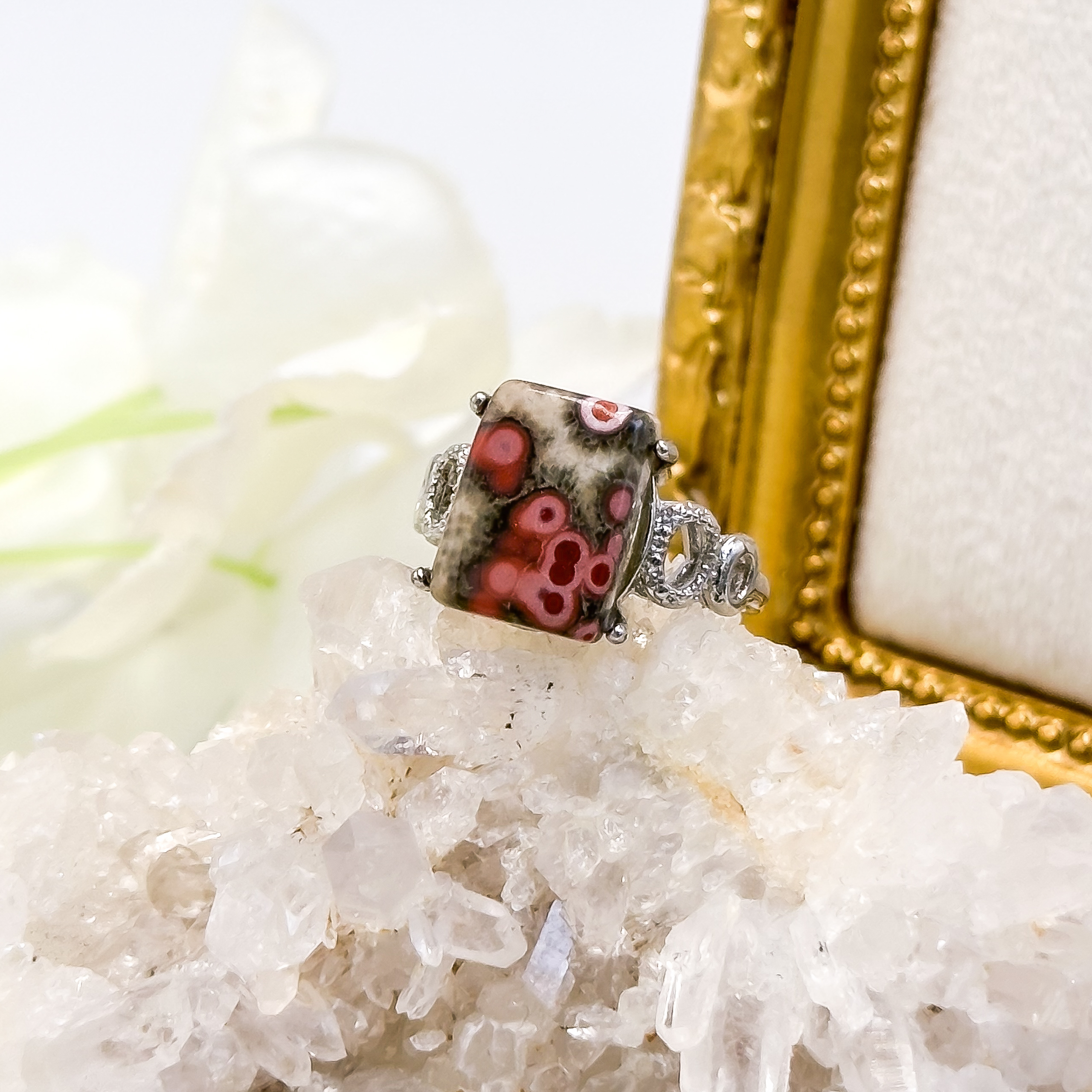 CRZtales Collectors Ocean Jasper Crystal Rings Part 5/5