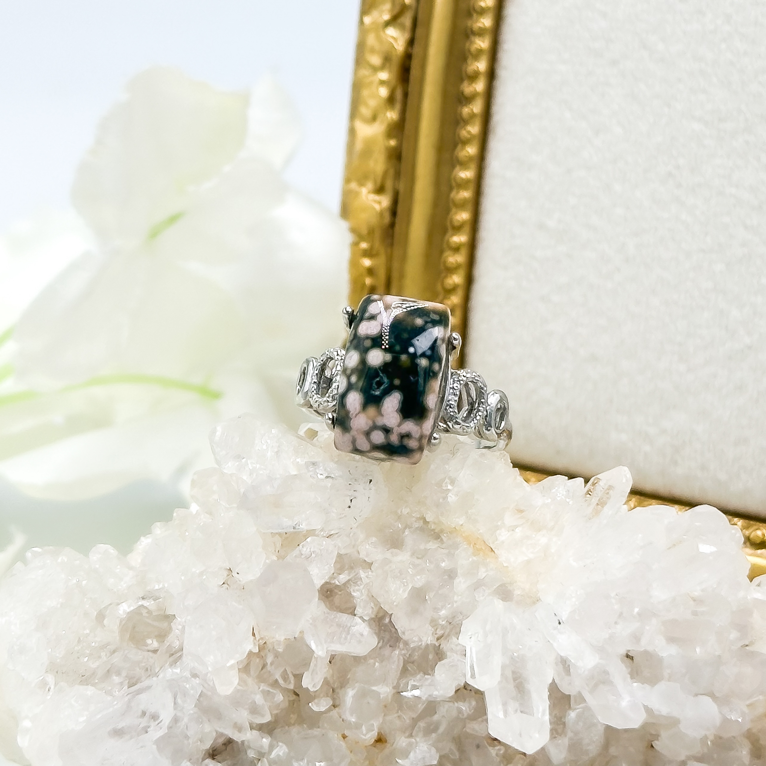 CRZtales Collectors Ocean Jasper Crystal Rings Part 5/5