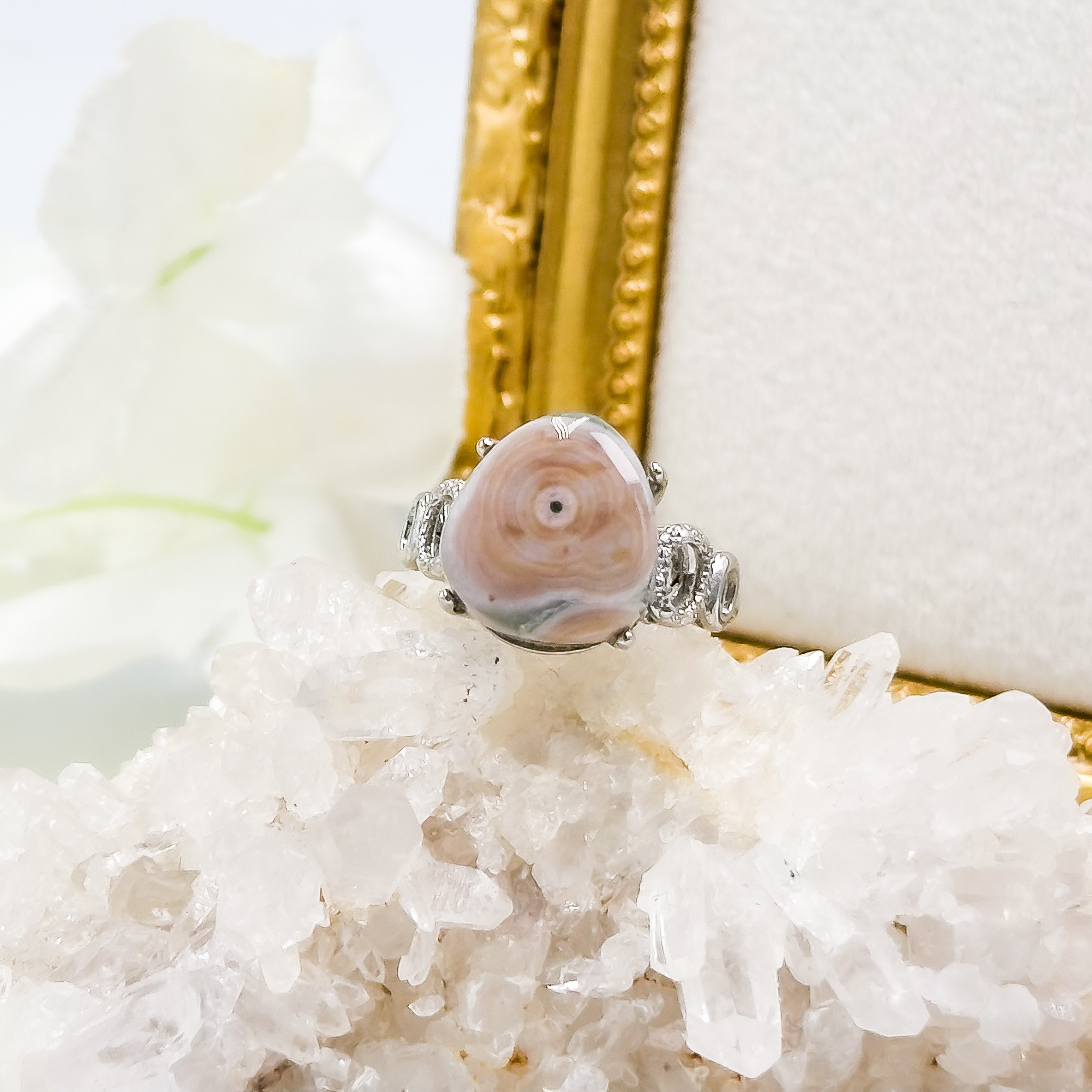 CRZtales Collectors Ocean Jasper Crystal Rings Part 3/5