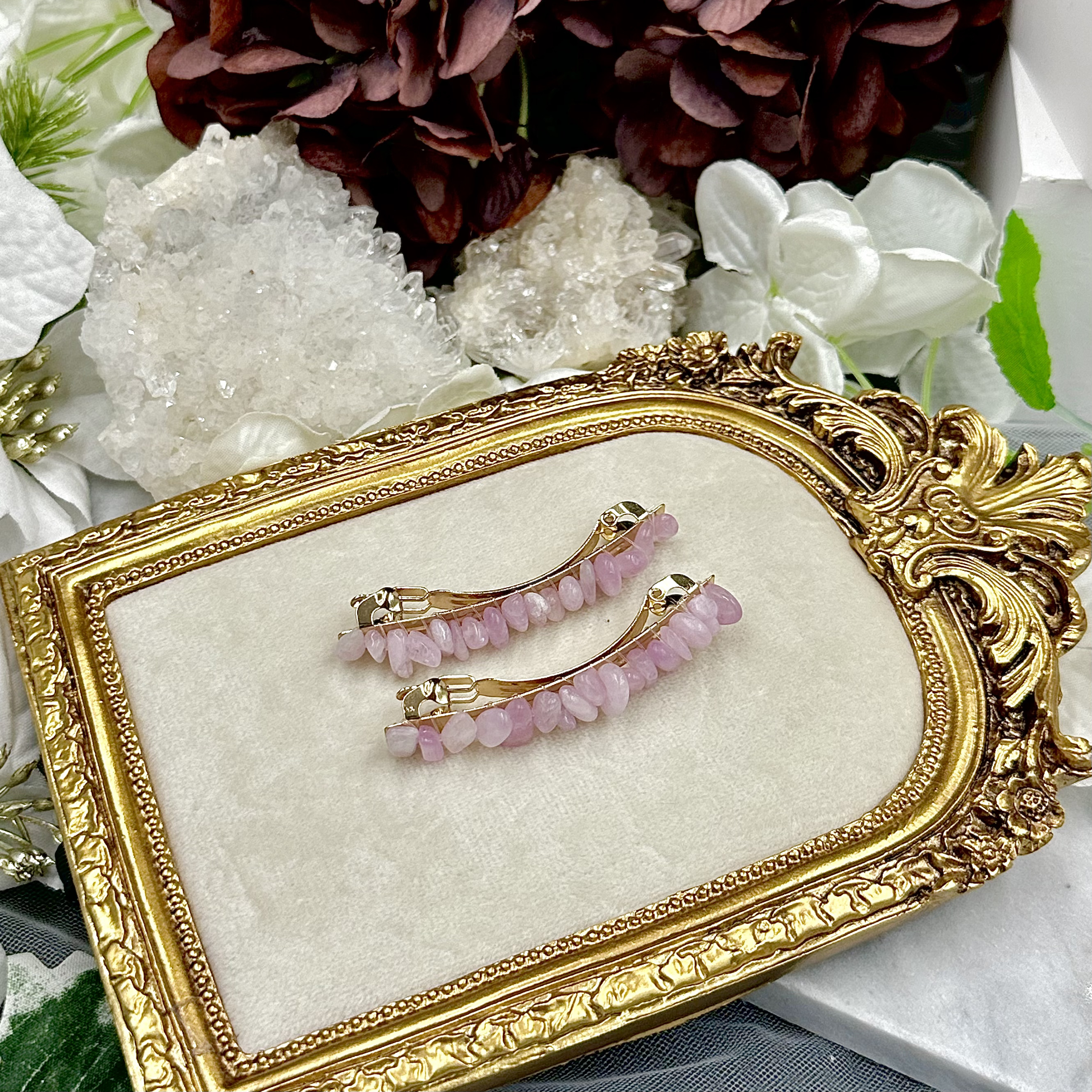 Kunzite CRZhairclip