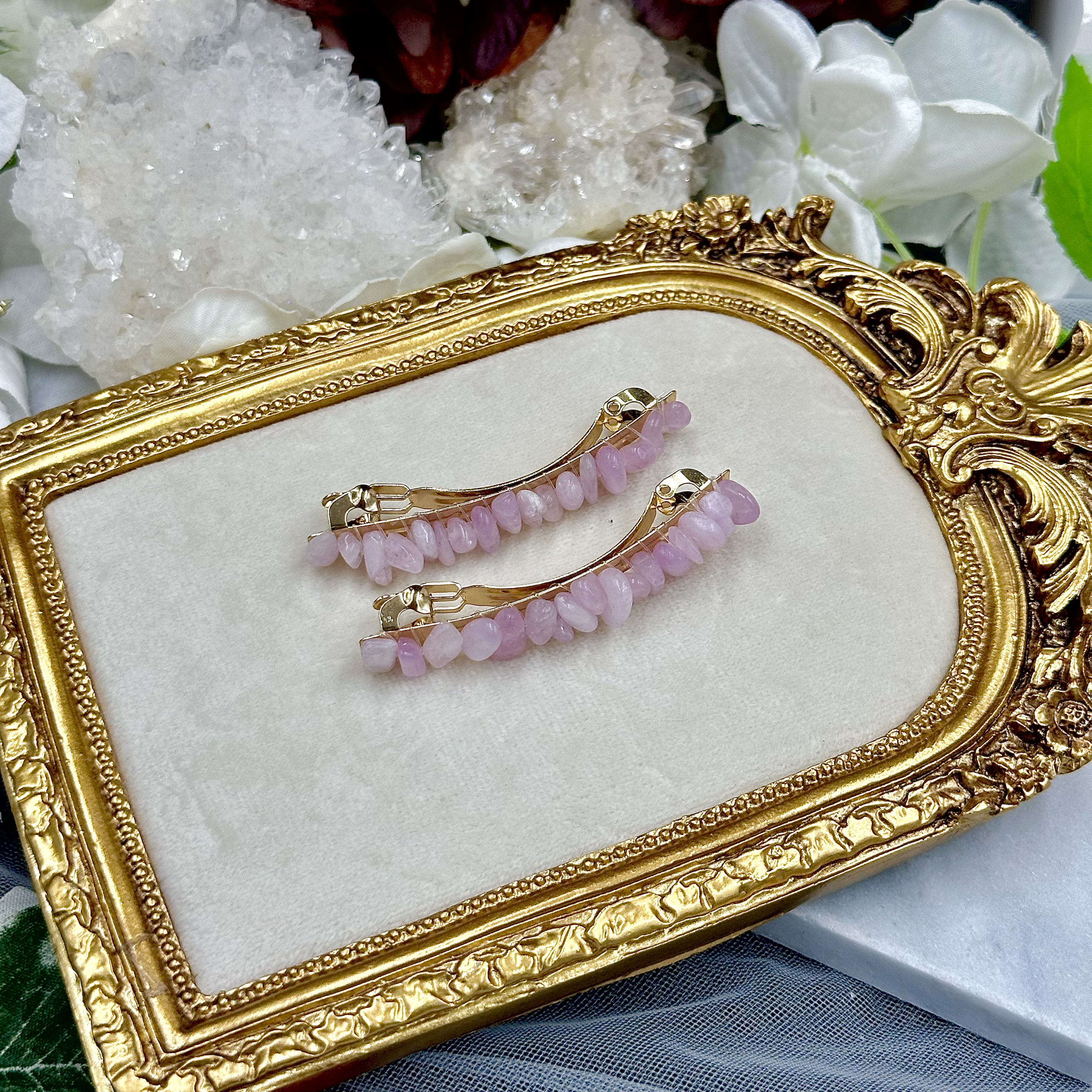 Kunzite CRZhairclip